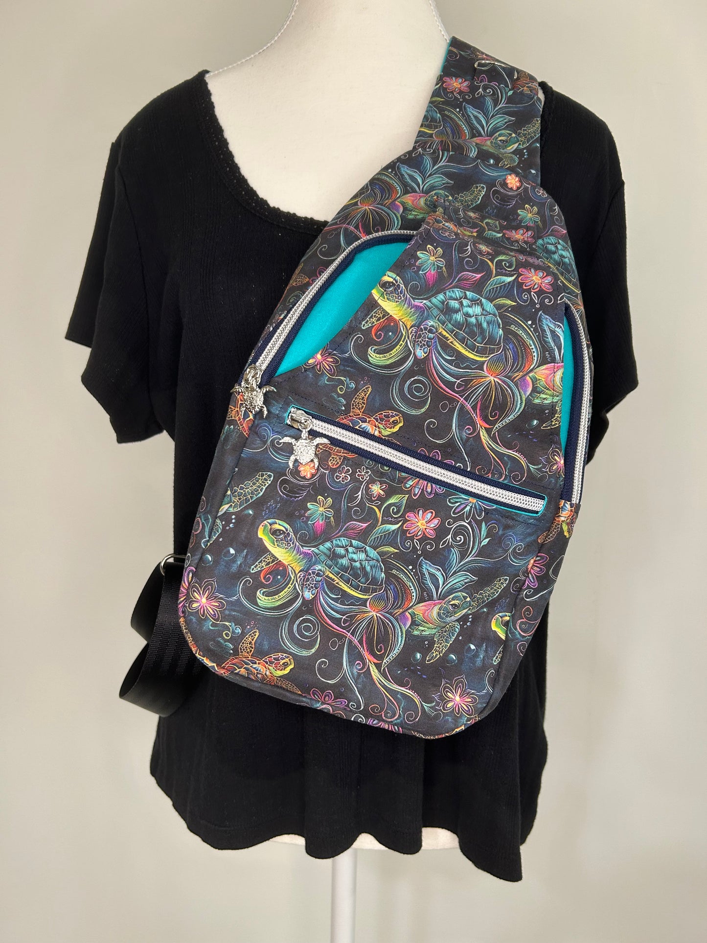 Turtle-y Awesome Retro Sling Bag