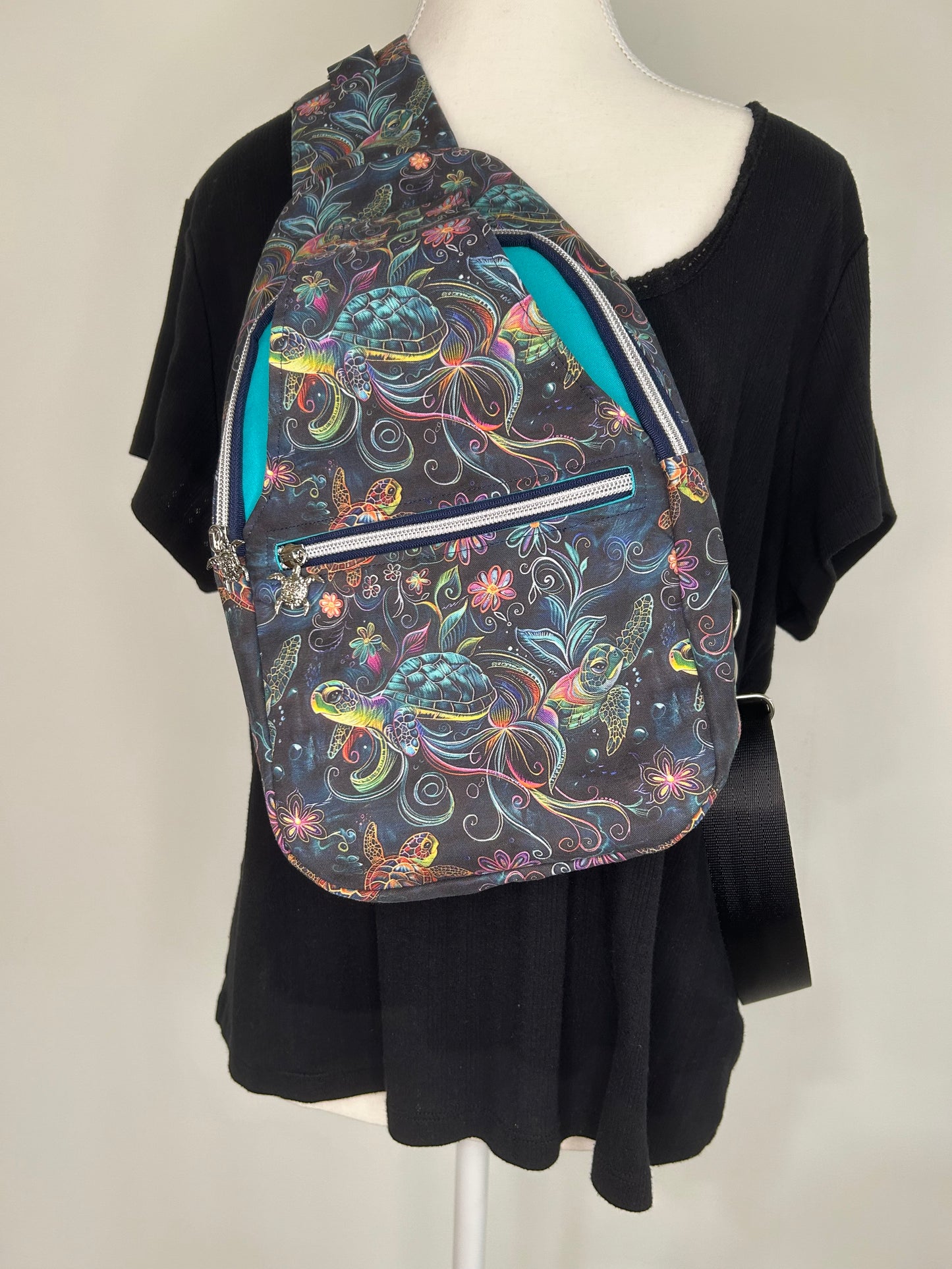 Turtle-y Awesome Retro Sling Bag
