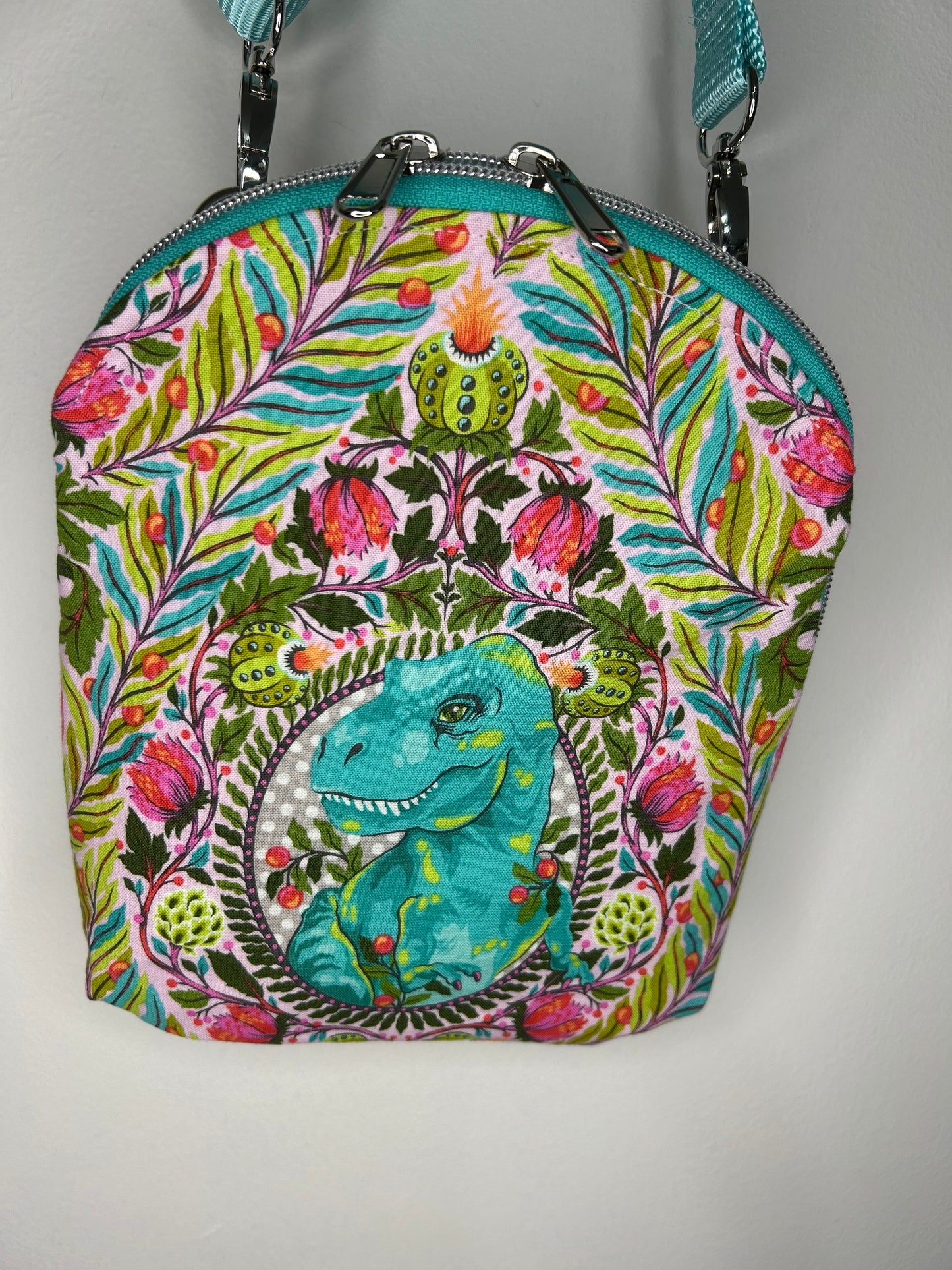 Handmade T-Rex Dinosaur Essential Crossbody Bag