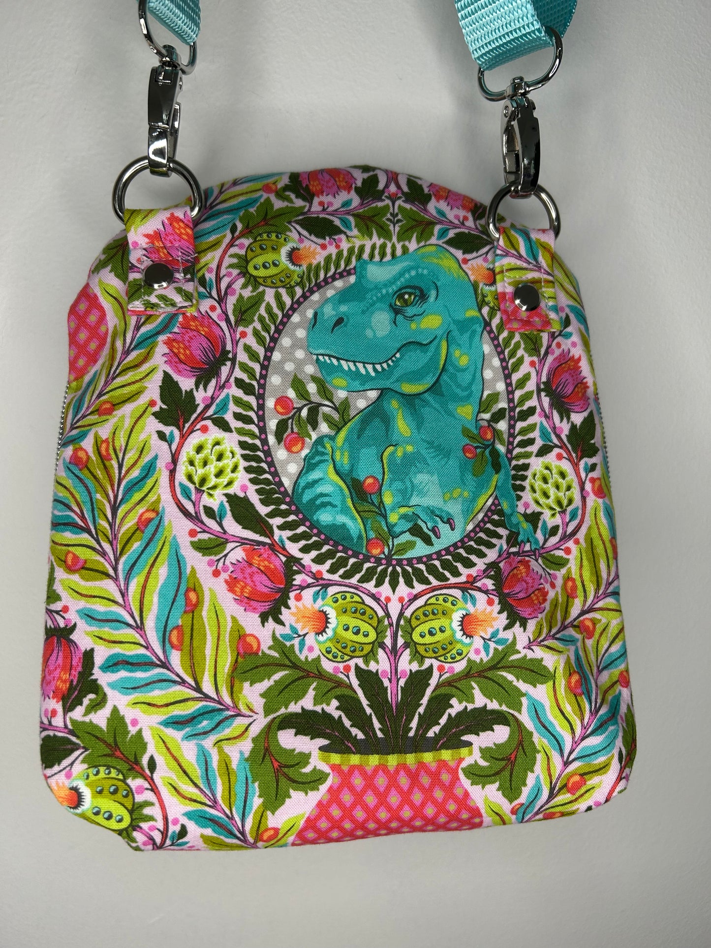 Handmade T-Rex Dinosaur Essential Crossbody Bag