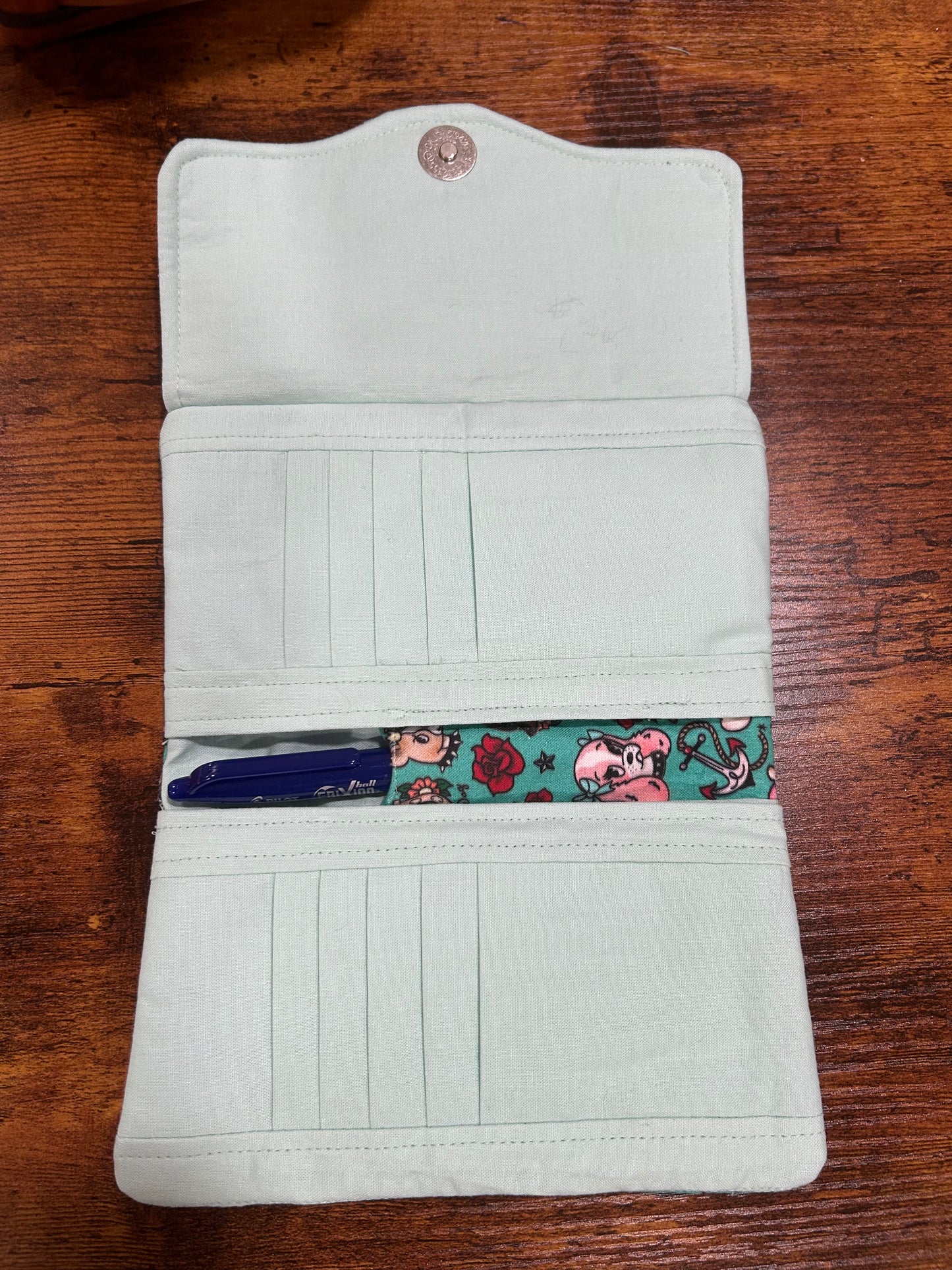 Fluffy Pups Marilyn Checkbook and Credit Card Wallet