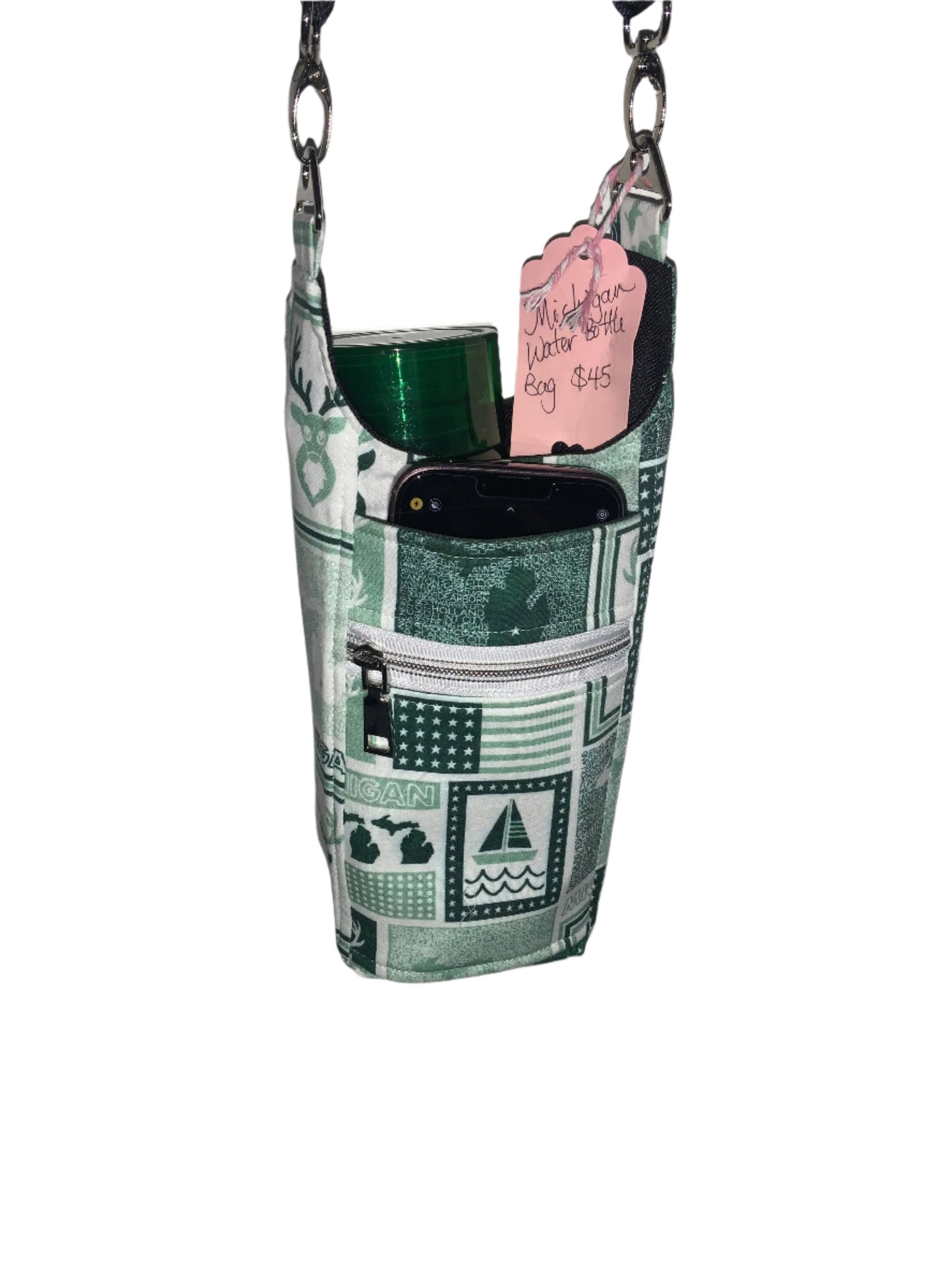 Michigan Lovers Water Bottle Bag
