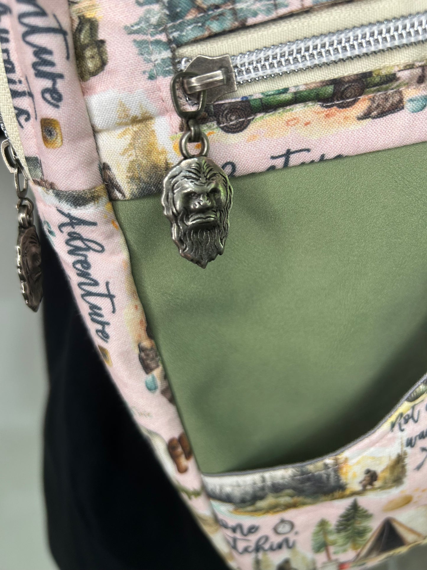 I Believe In Bigfoot Reporter Sling Backpack