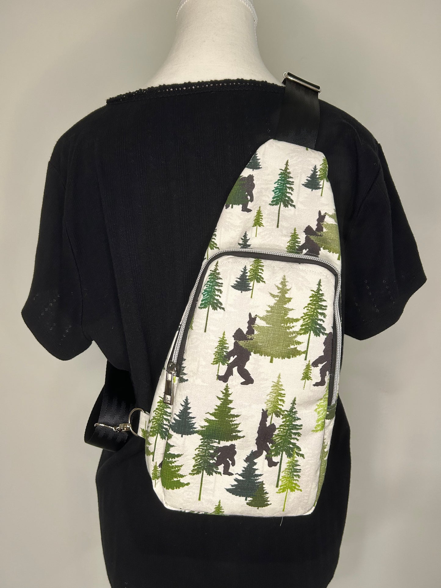 Peace Out Bigfoot Heartlands Sling Backpack