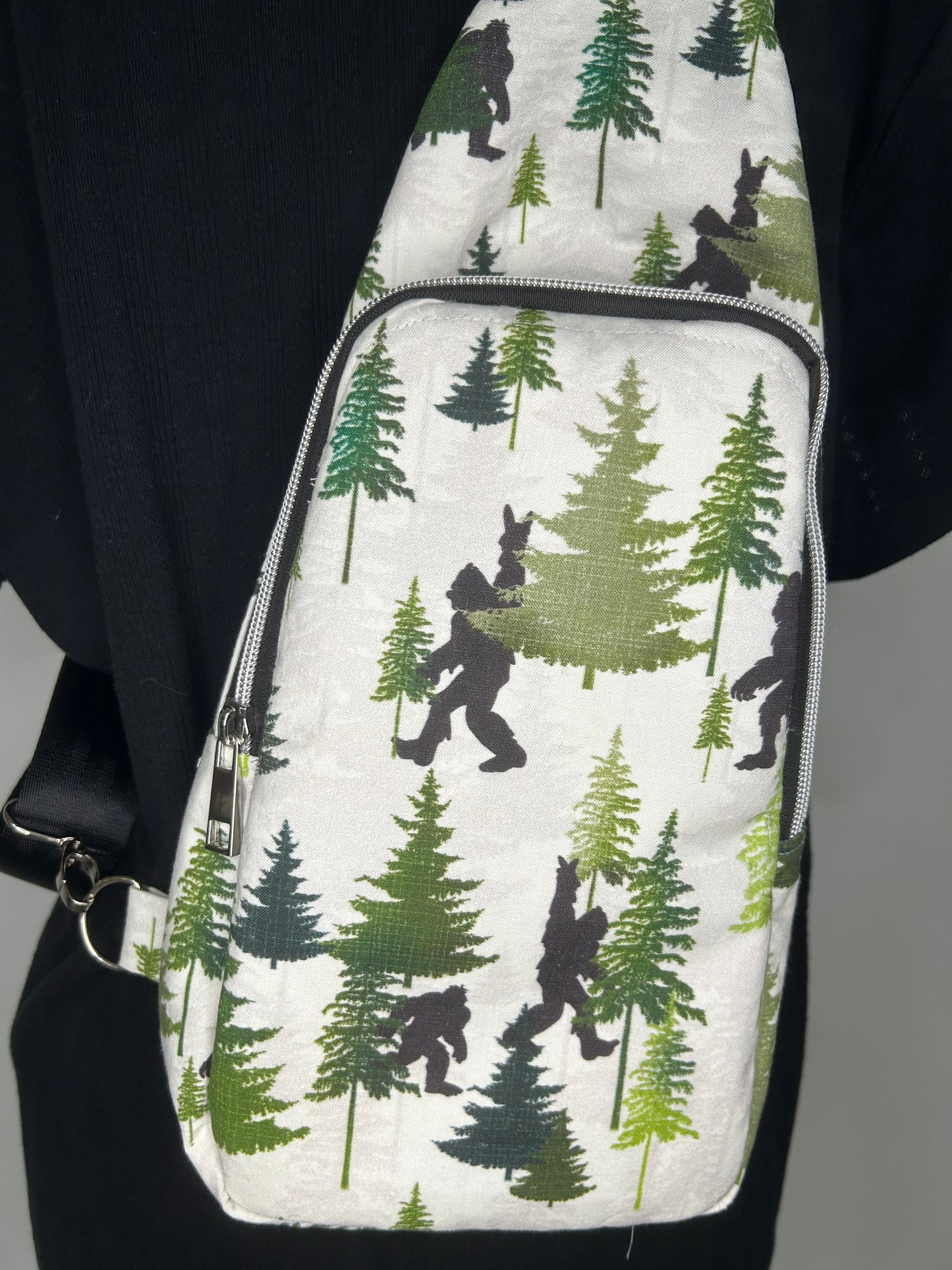 Peace Out Bigfoot Heartlands Sling Backpack