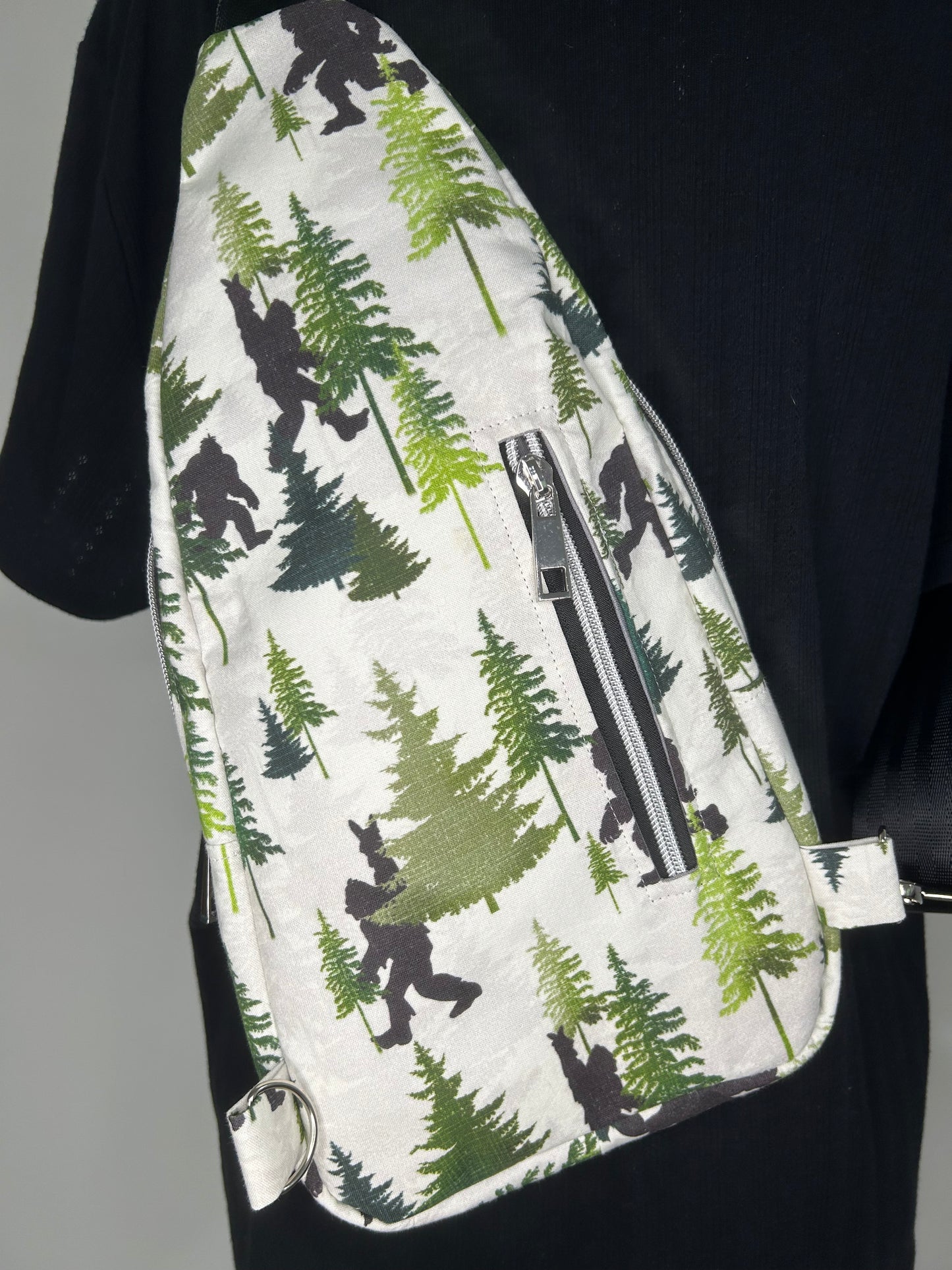 Peace Out Bigfoot Heartlands Sling Backpack