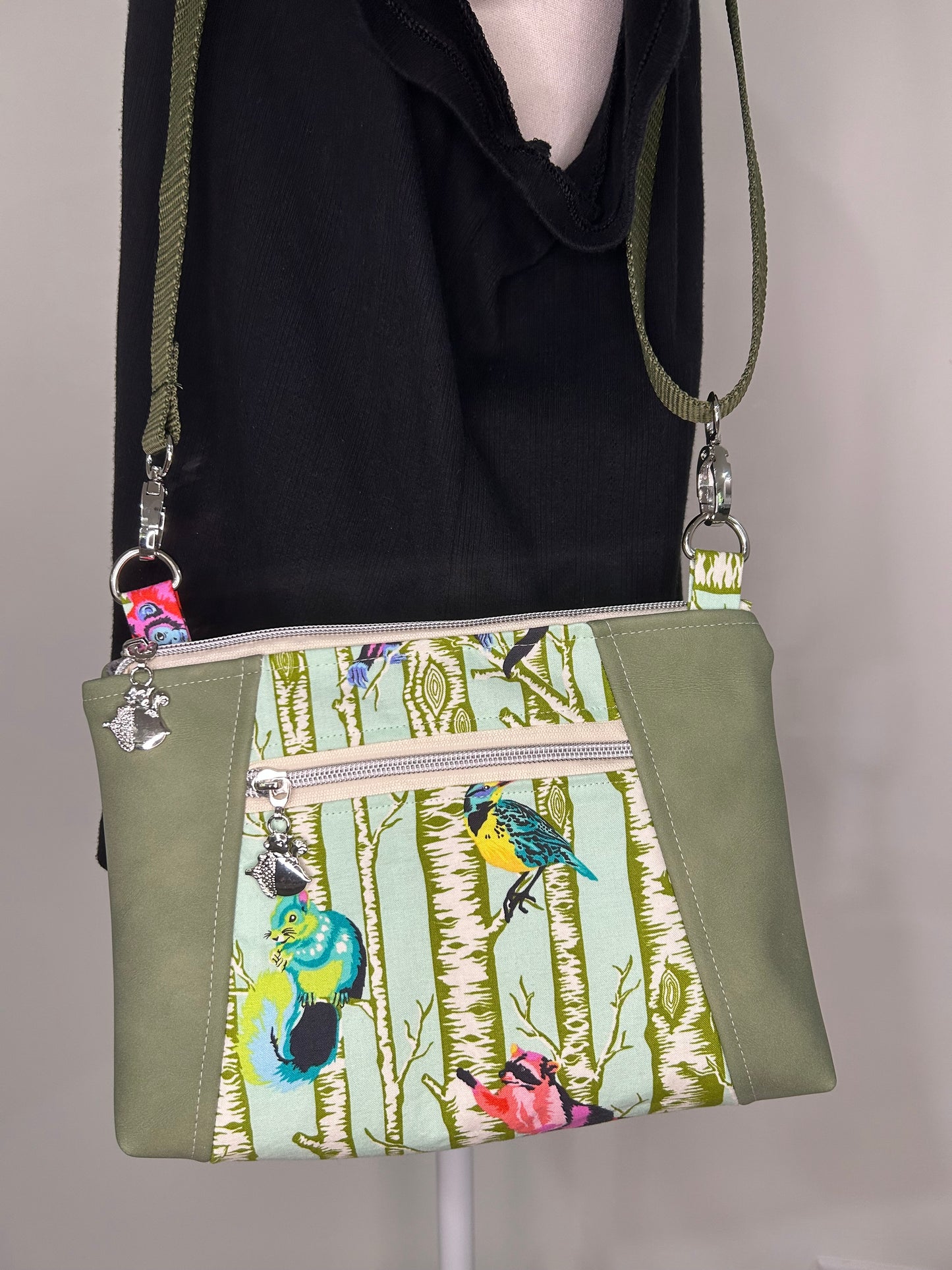 Getting Squirrely Sunshine Crossbody Bag