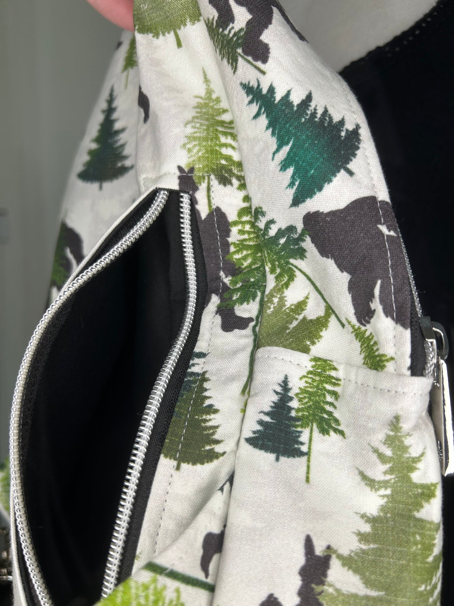 Peace Out Bigfoot Retro Sling Bag