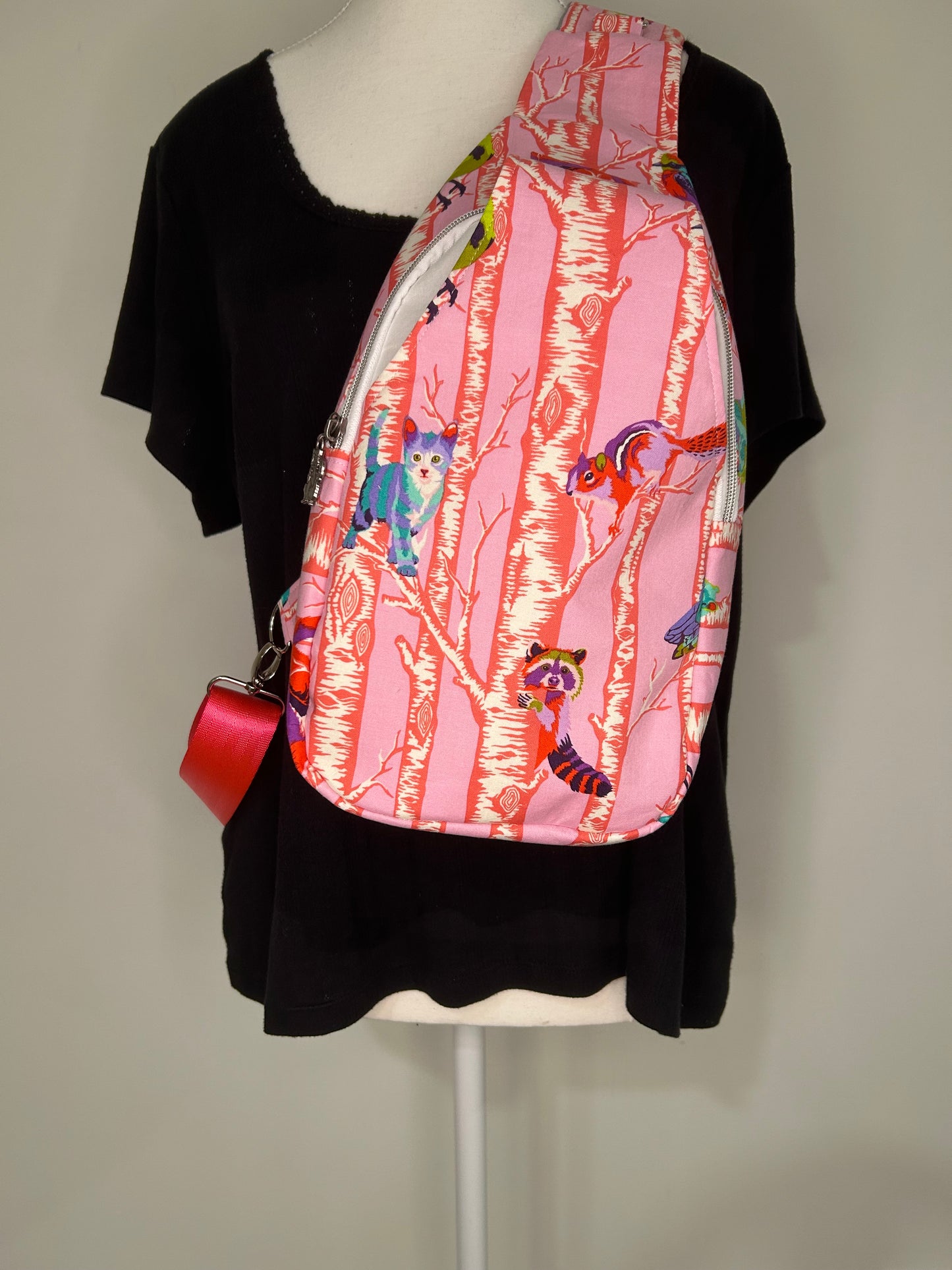 Family Tree Retro Sling Bag / Backpack