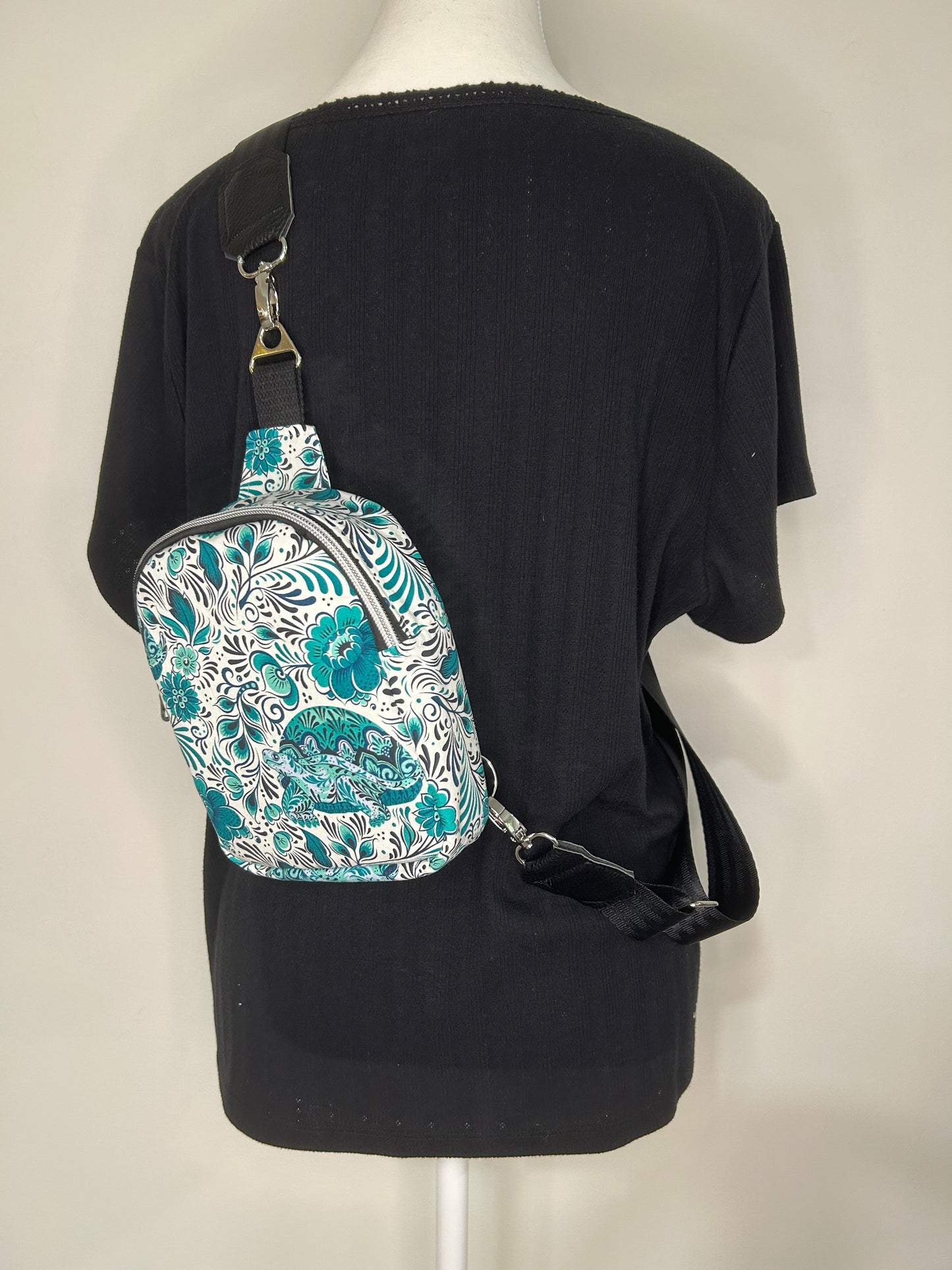 Handmade Turtle-ly Awesome Tula Pink Mav Pack Sling Bag