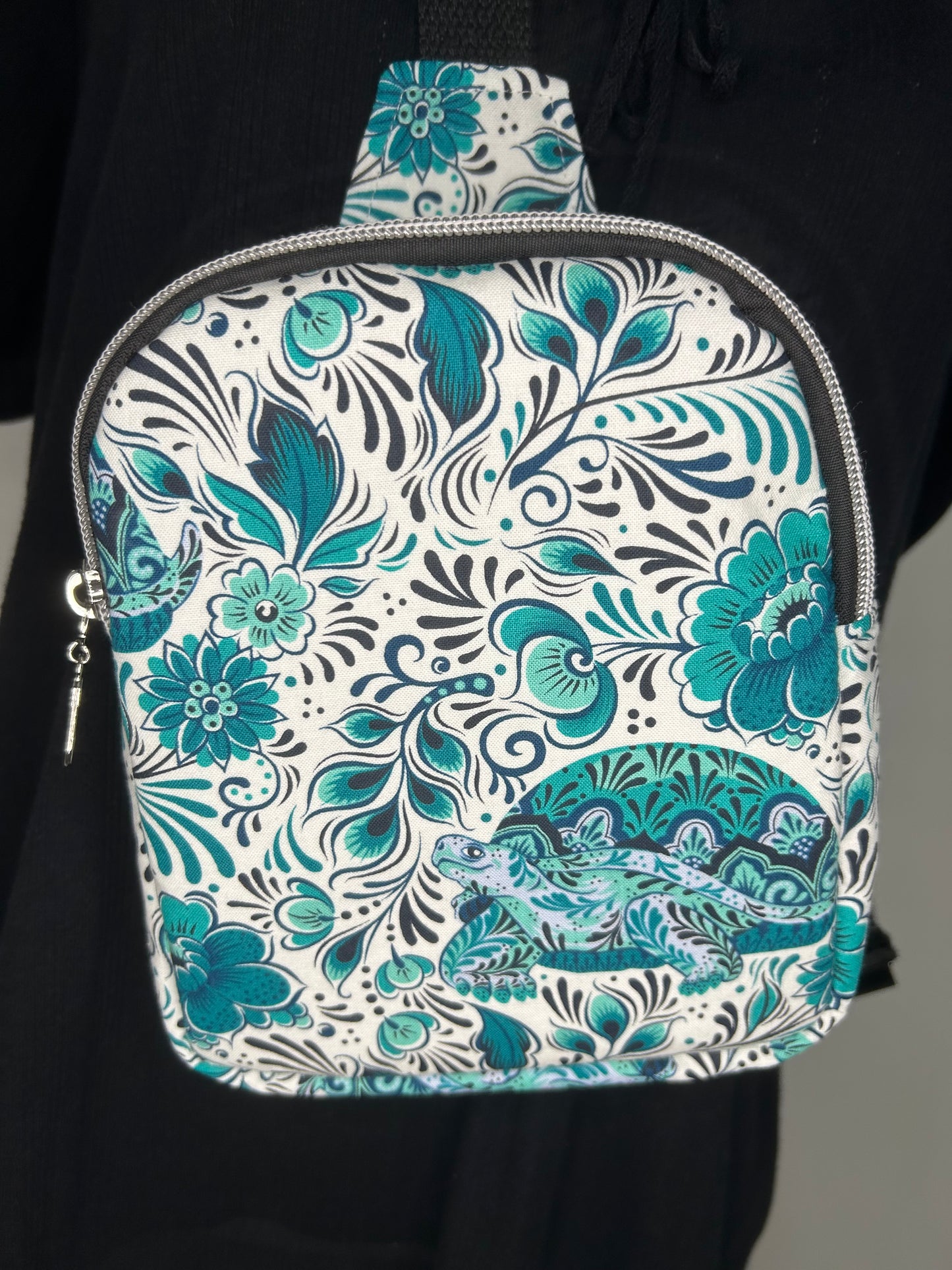 Handmade Turtle-ly Awesome Tula Pink Mav Pack Sling Bag