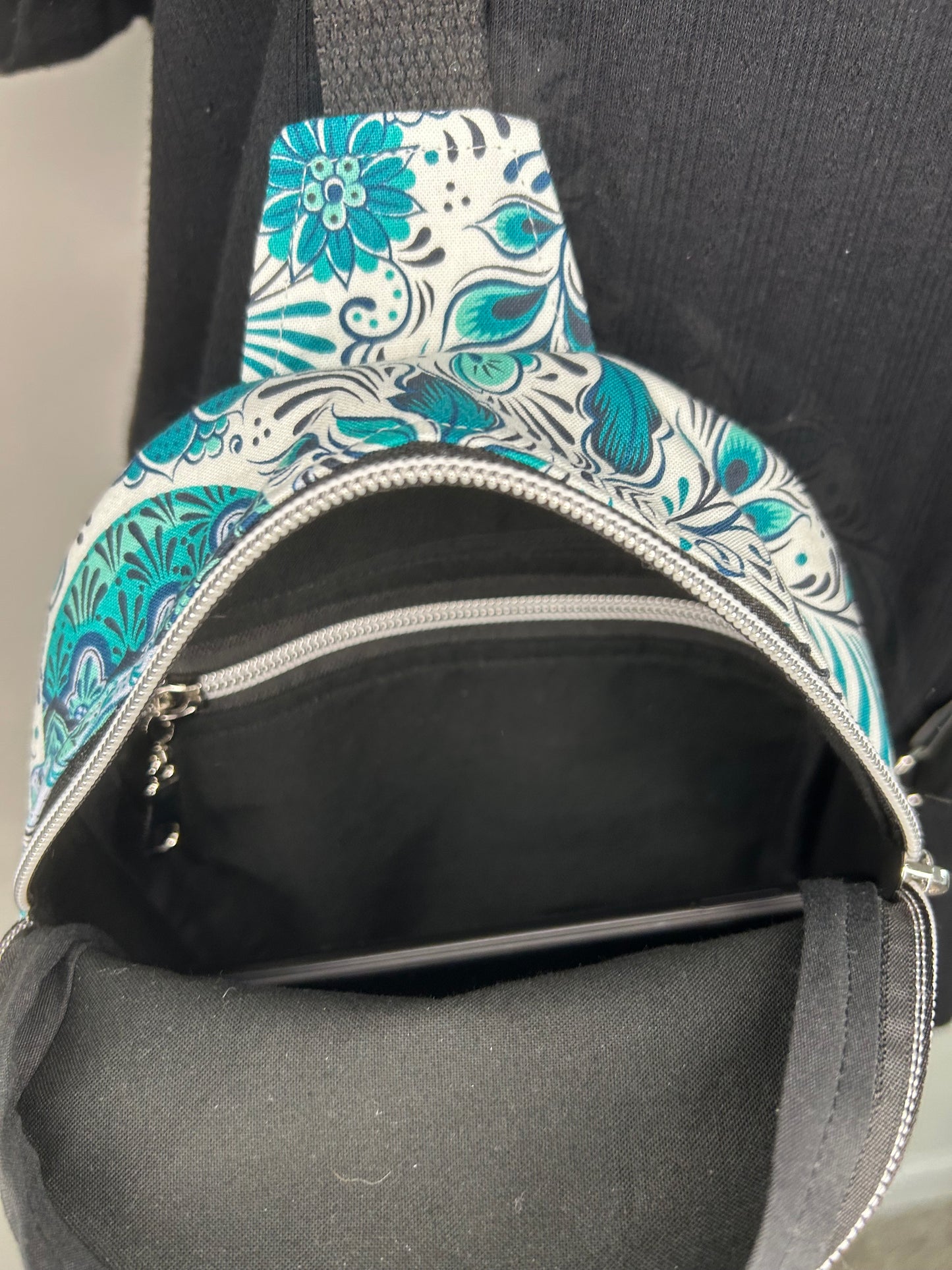 Handmade Turtle-ly Awesome Tula Pink Mav Pack Sling Bag