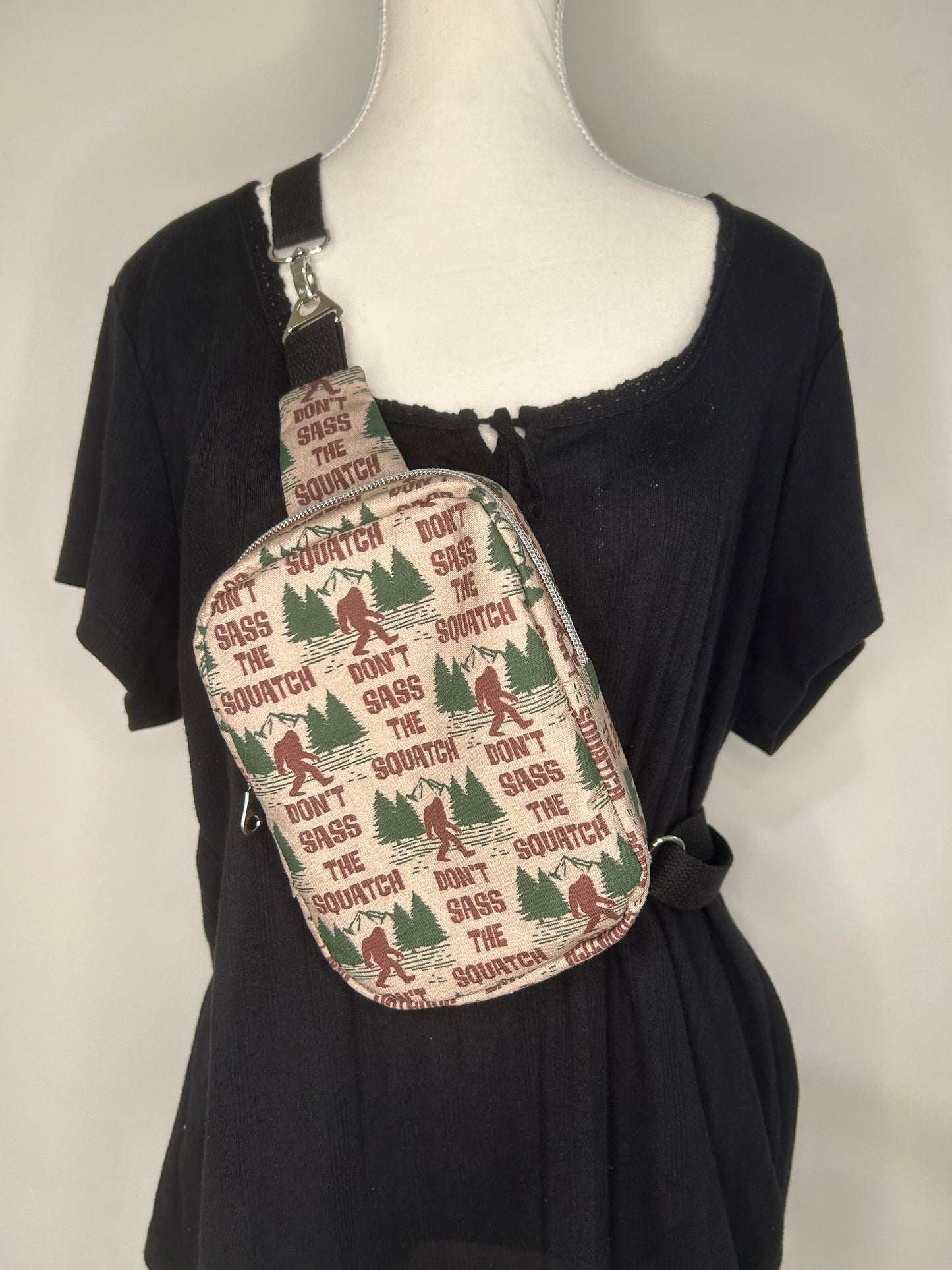 Don’t Sass the Squatch Andie Sling Bag