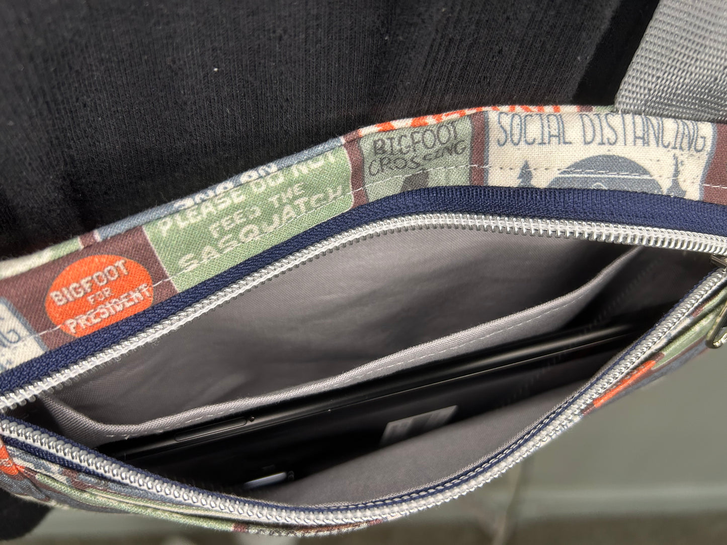 Bigfoot Crossing Amplector Crossbody Bag