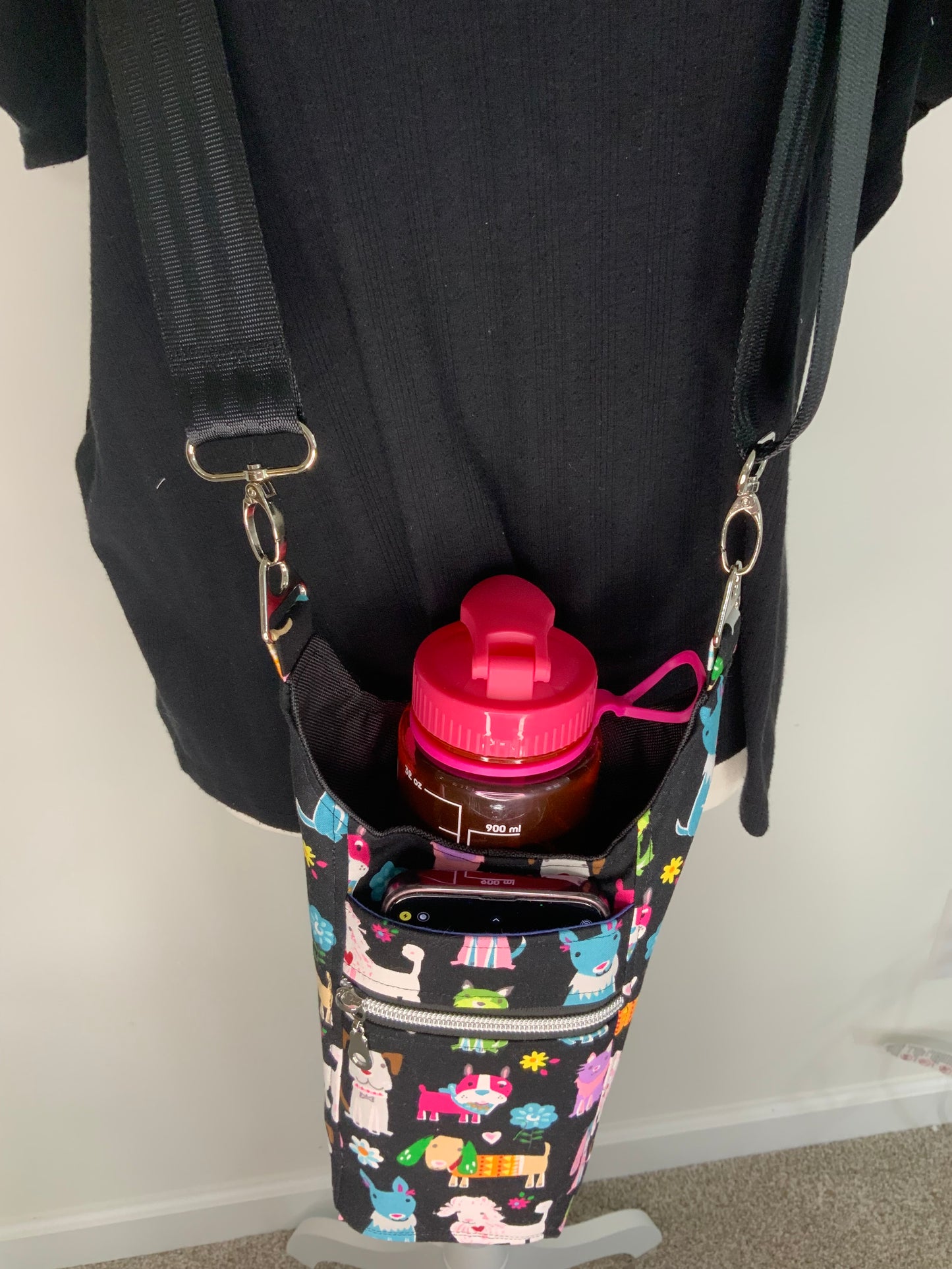 Puppy Love Water Bottle Bag