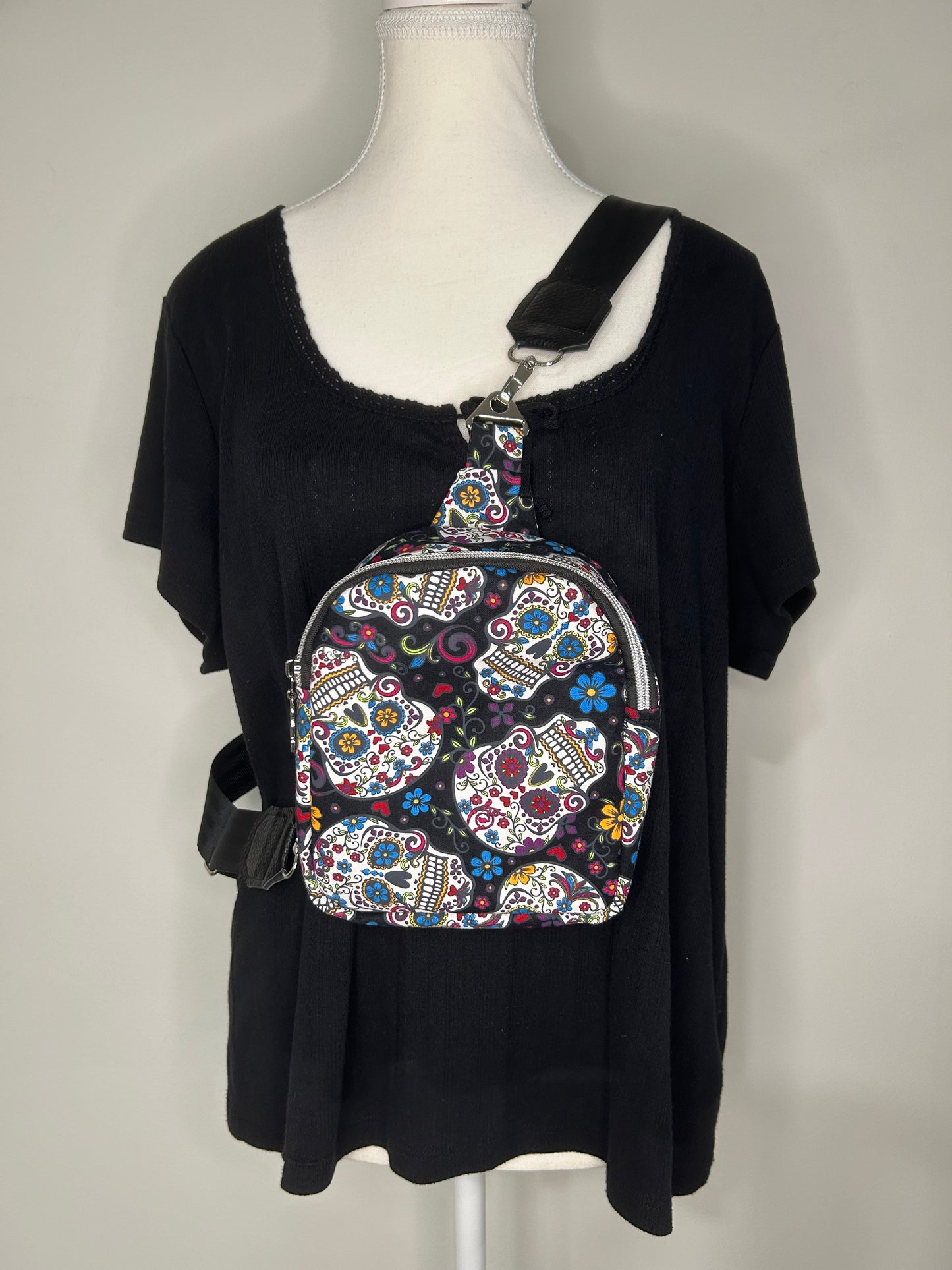Funky Skull Mav Pack Sling Bag
