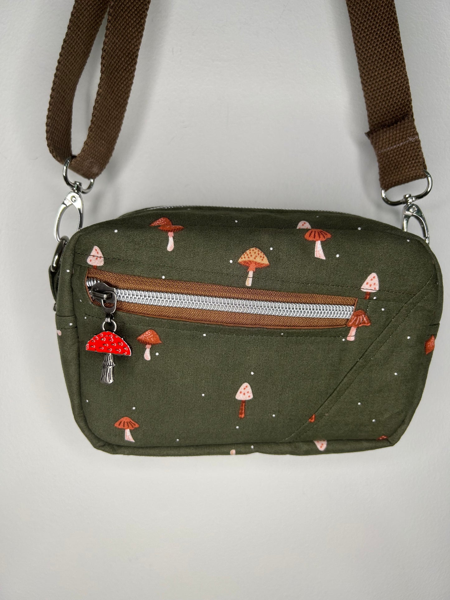 Mushroom Trio Crossbody Bag