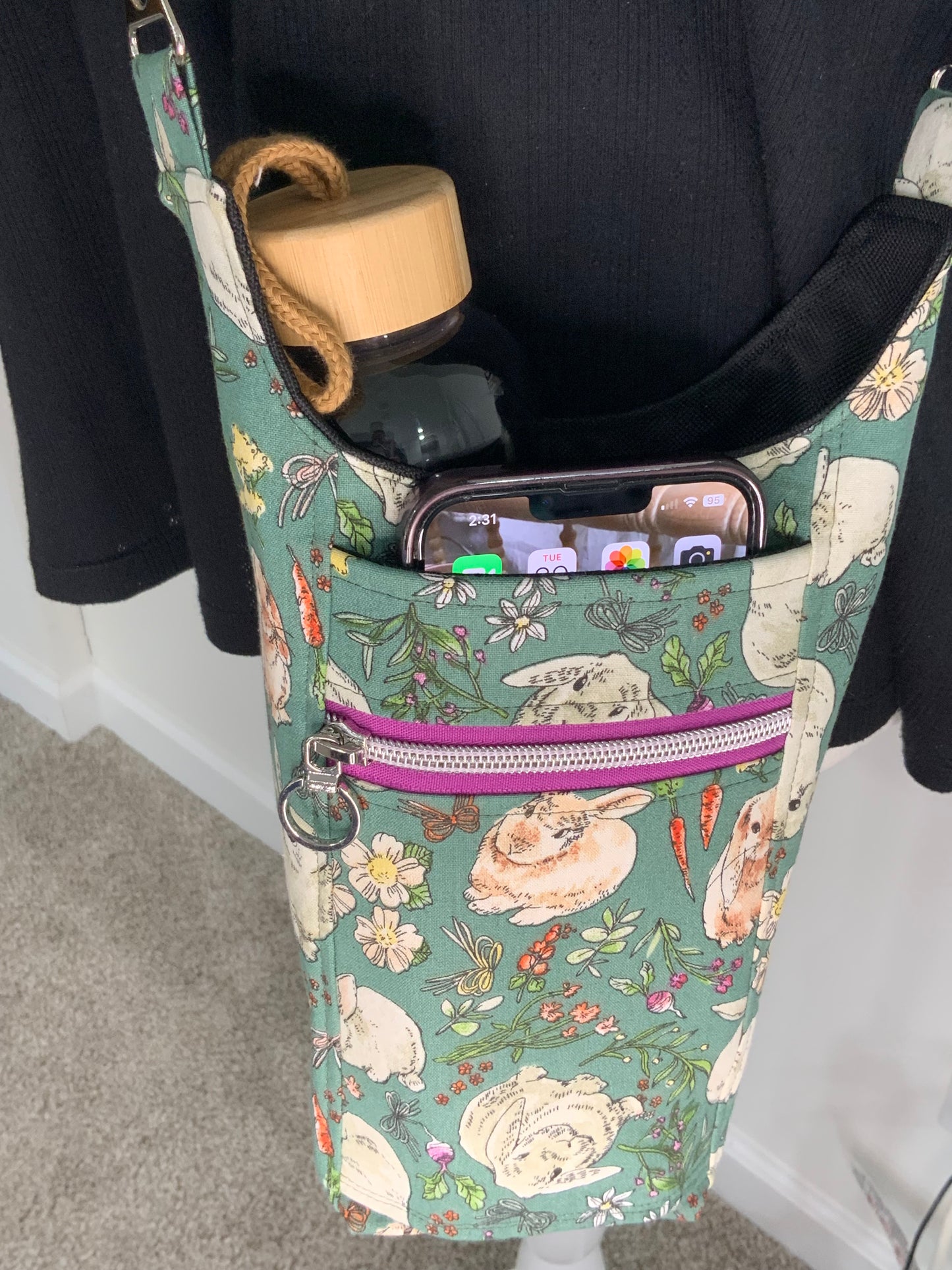 Bunny Hop Water Bottle Bag