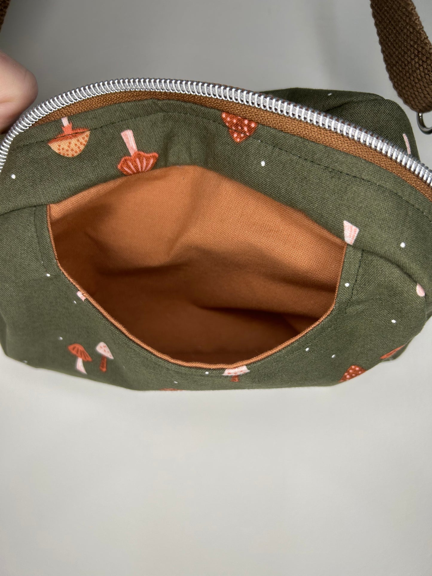 Mushroom Trio Crossbody Bag