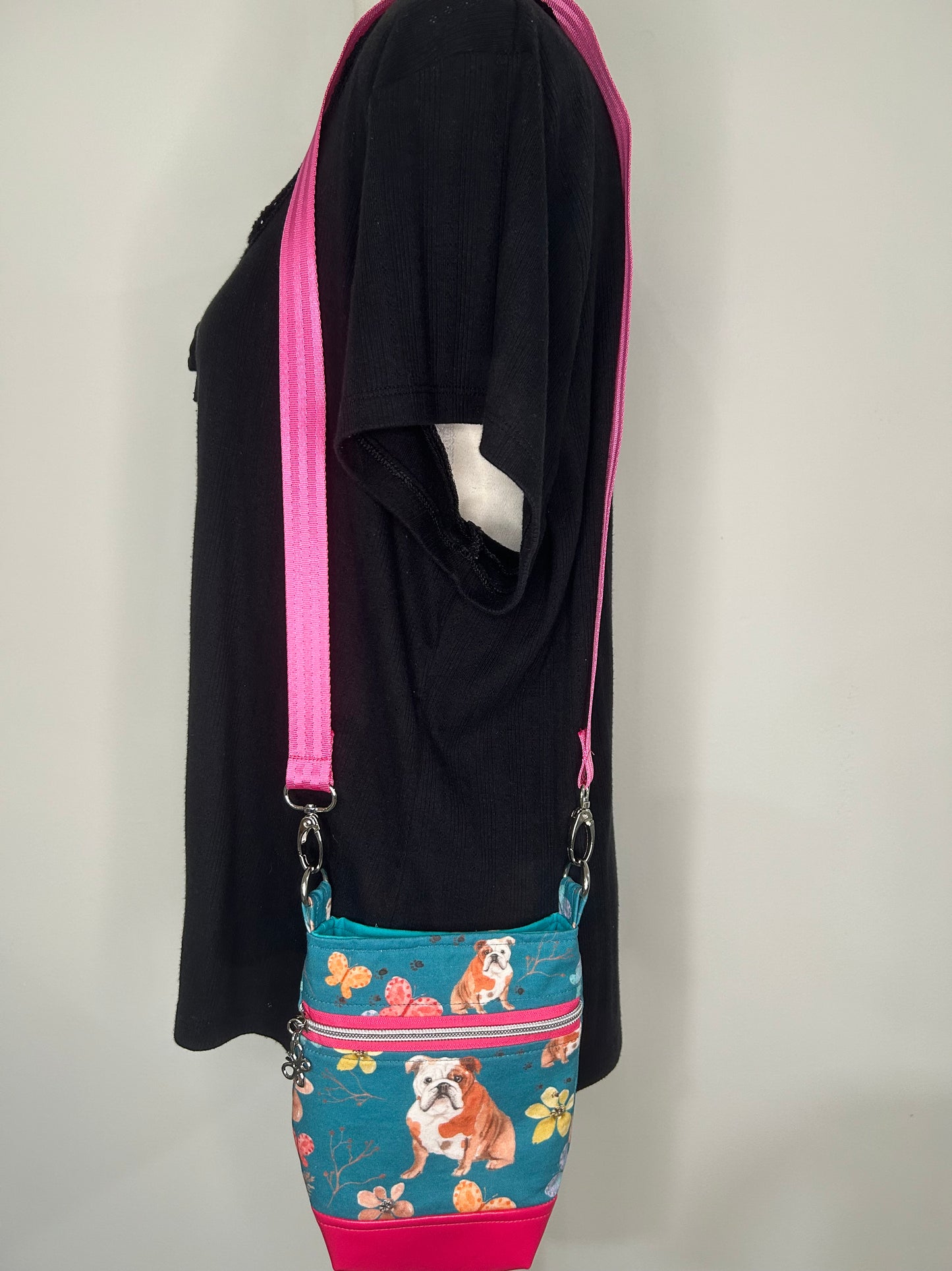 Bulldog’s and Butterflies Wanderlust Crossbody Bag