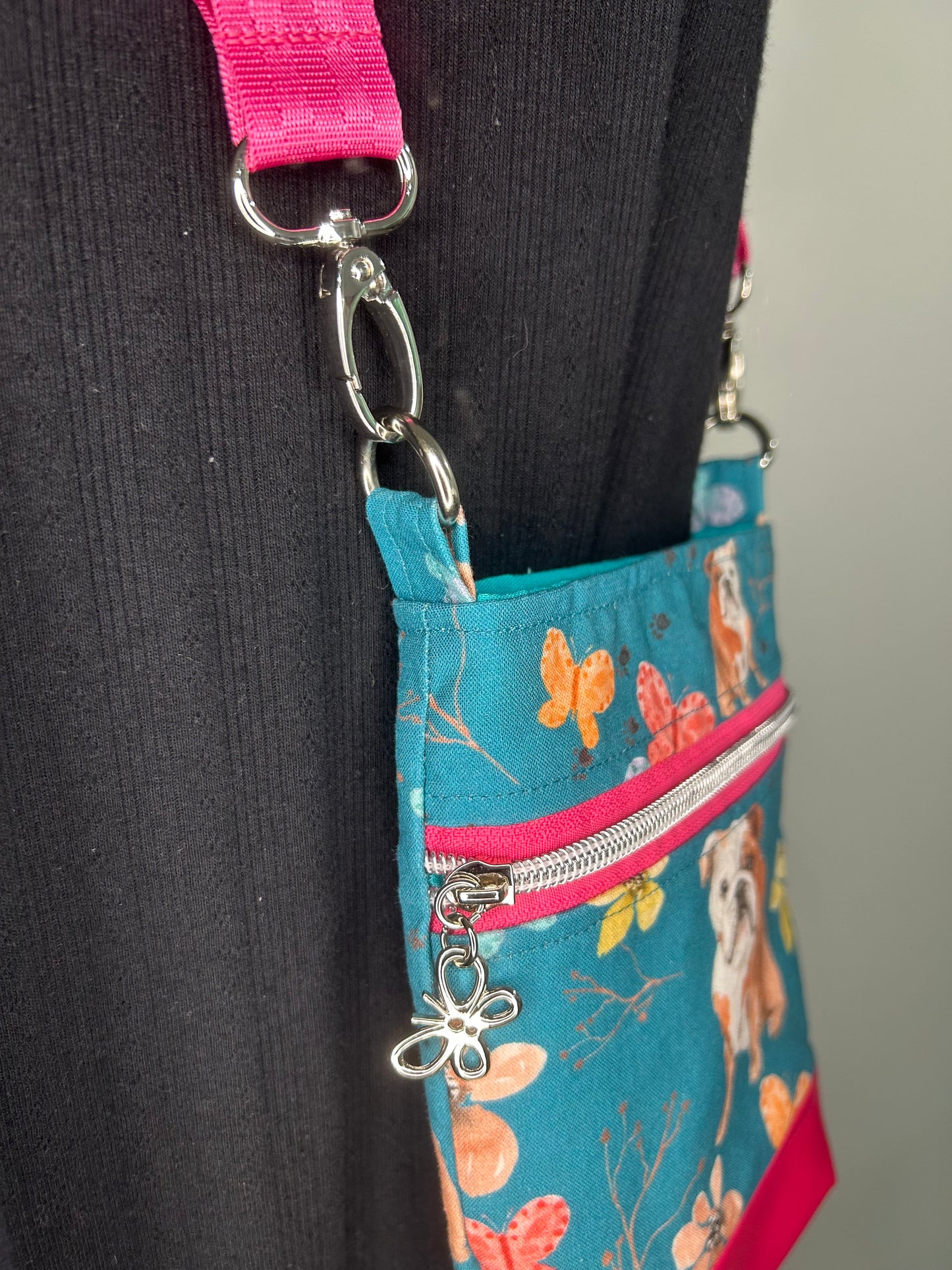 Bulldog’s and Butterflies Wanderlust Crossbody Bag