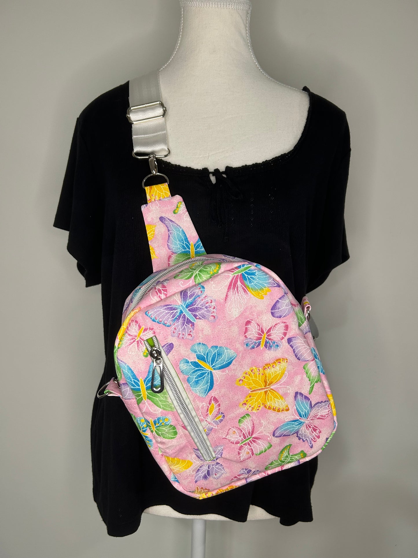 All A Flutter Pebble Convertible Bag