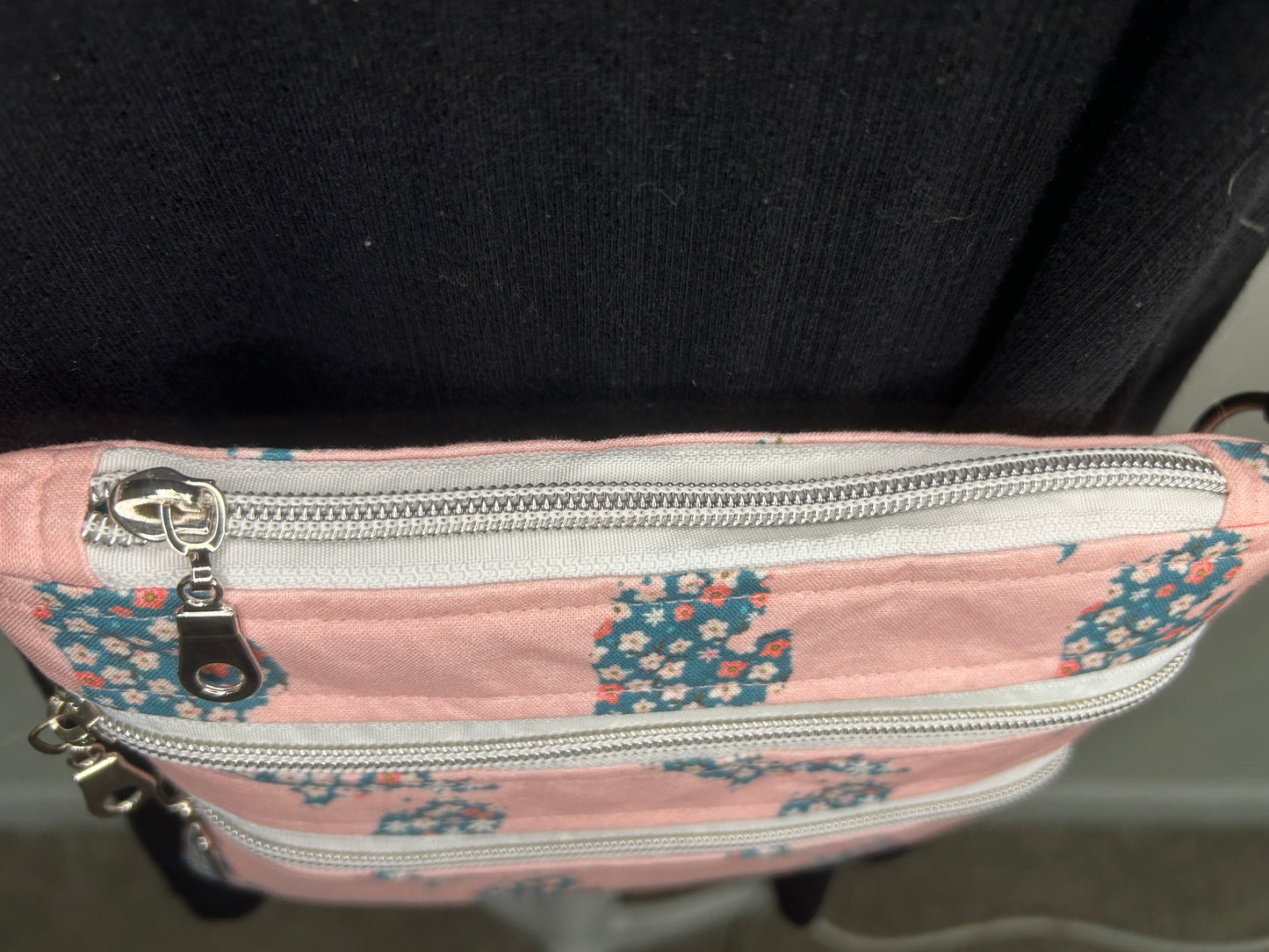 Handmade Michigander Mini Zippy Crossbody Bag