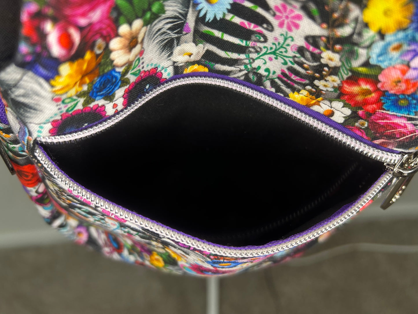 Day of the Dead Kitty Retro Sling Bag