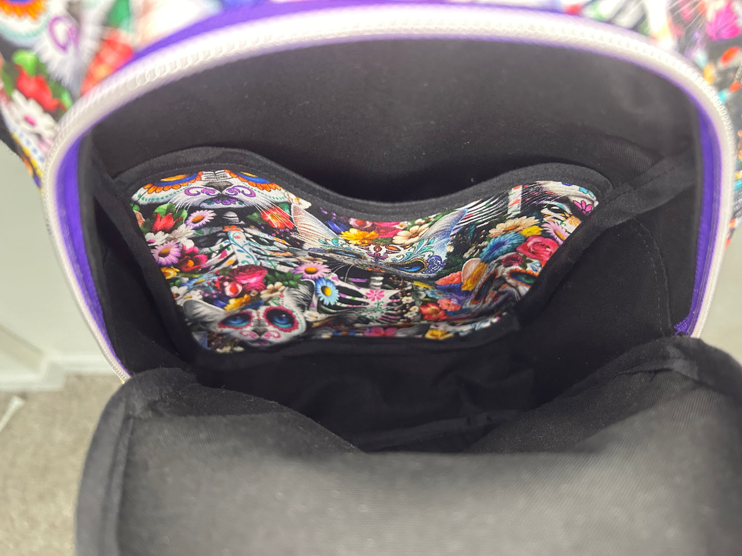 Day of the Dead Kitty Retro Sling Bag