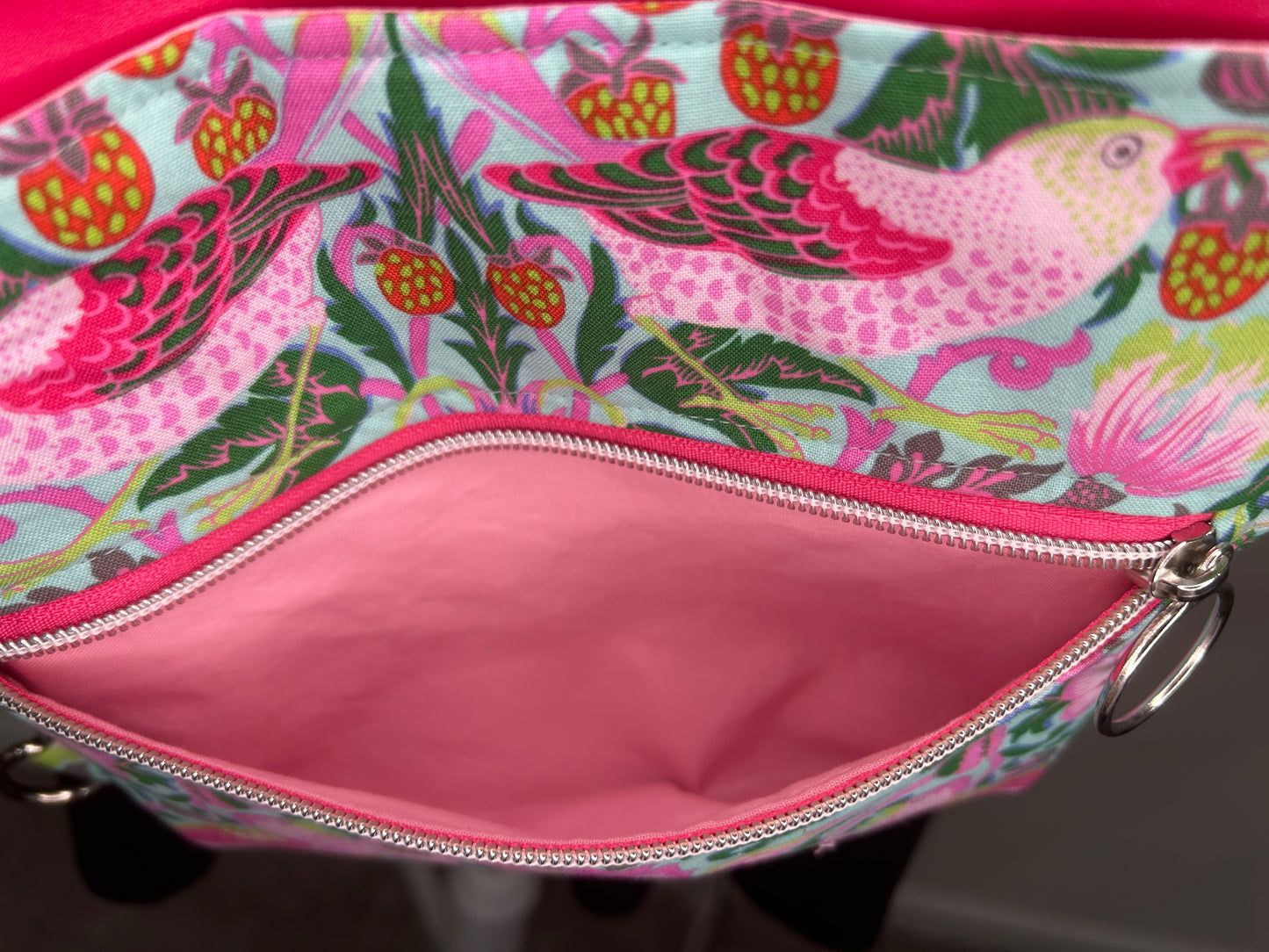 Handmade Bird Garden Buggy Sling Bag