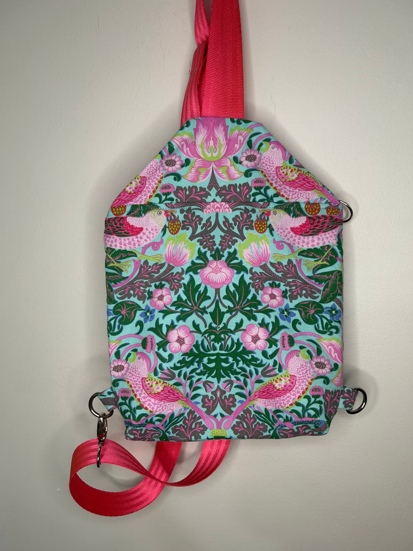 Handmade Bird Garden Buggy Sling Bag
