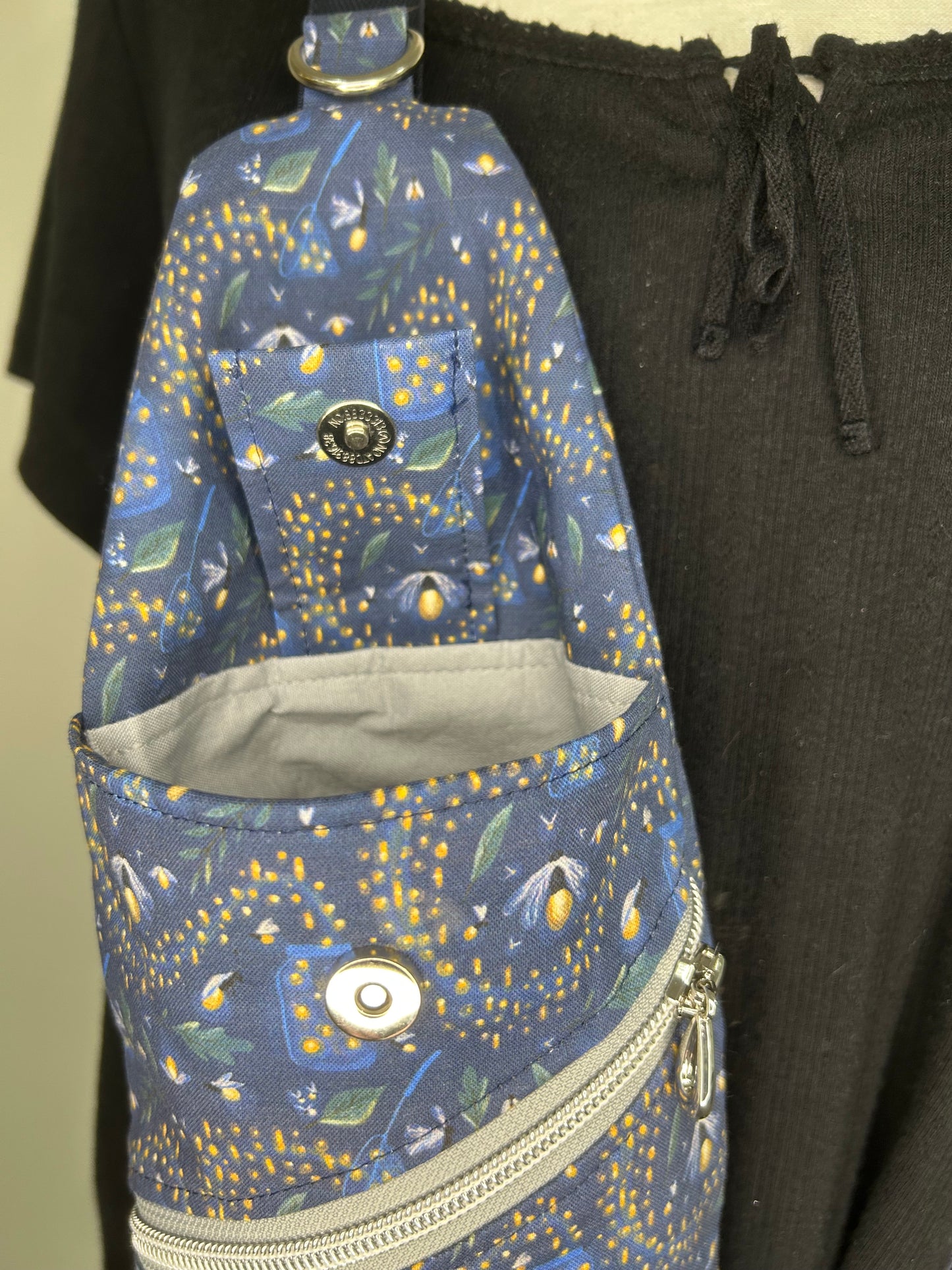 Firefly Frenzy Mini Traveler Sling Crossbody Bag