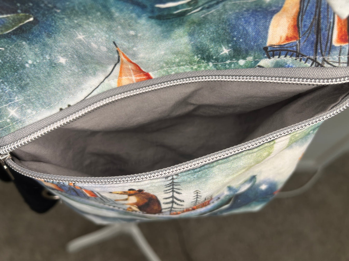 Handmade Rough Seas Traveler Convertible Sling Bag