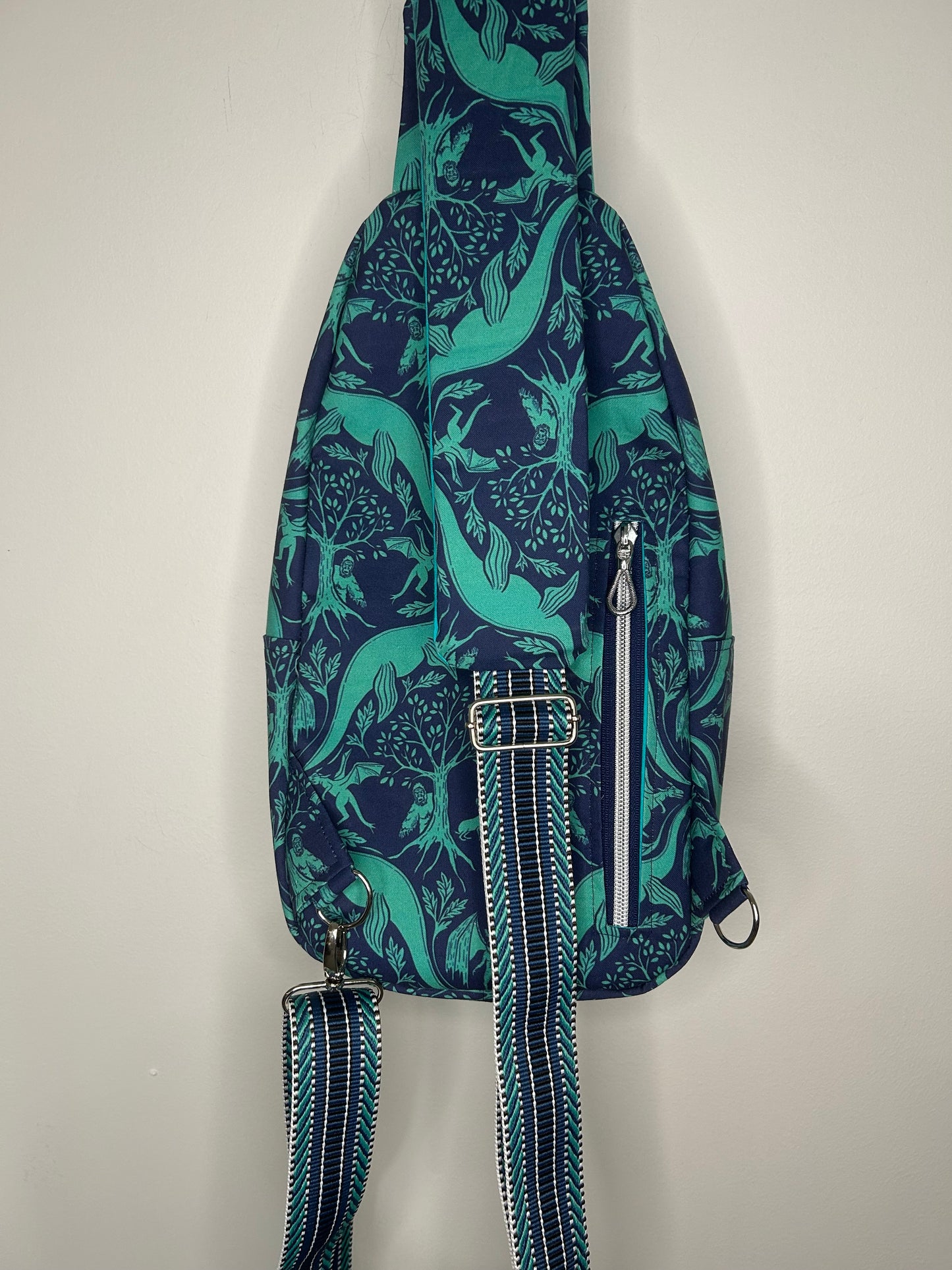 Handmade Cryptid Friends Retro Sling Bag