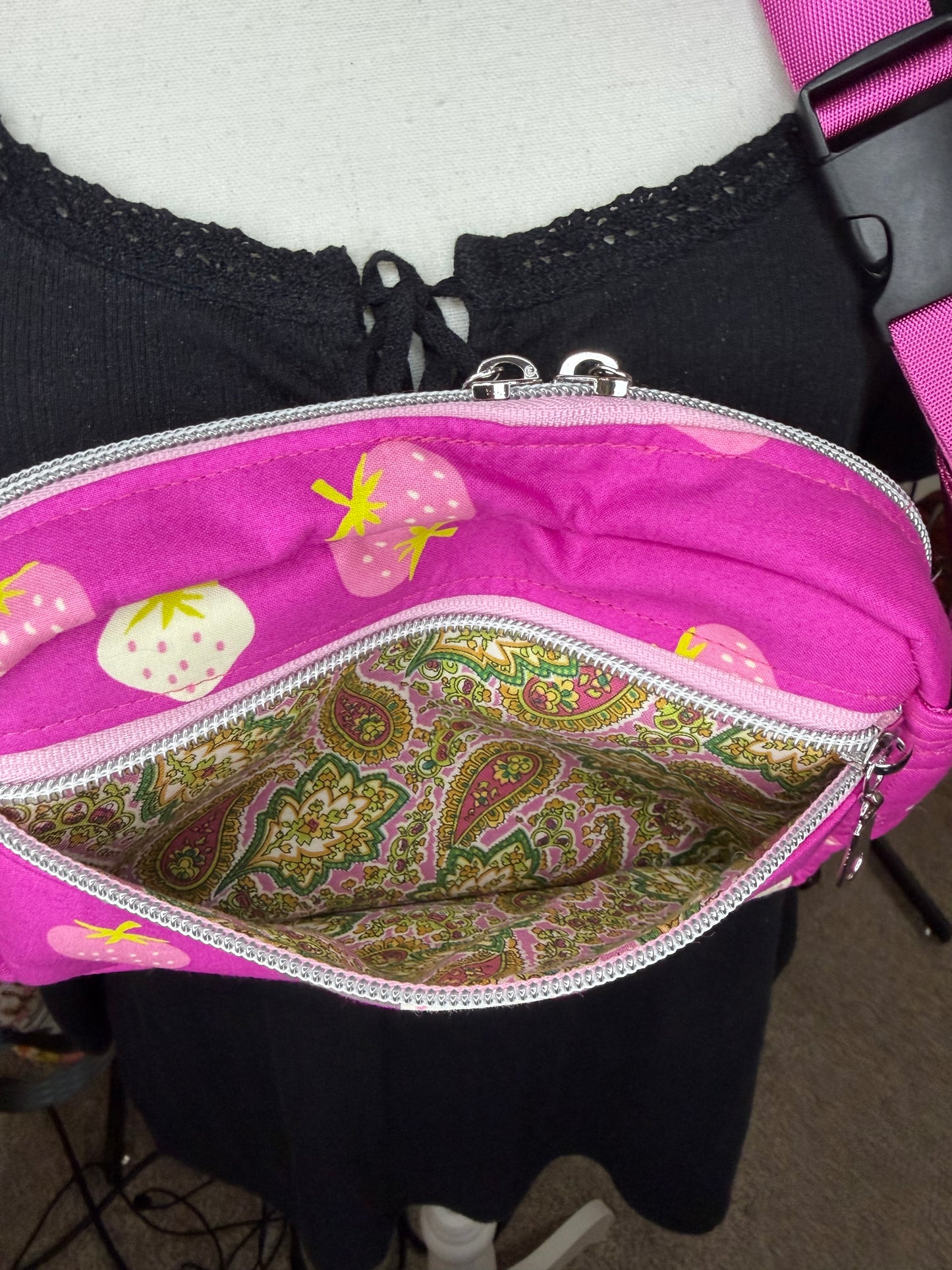 Ruby Star Society Strawberries π Small Louie Sling to Waist Bag