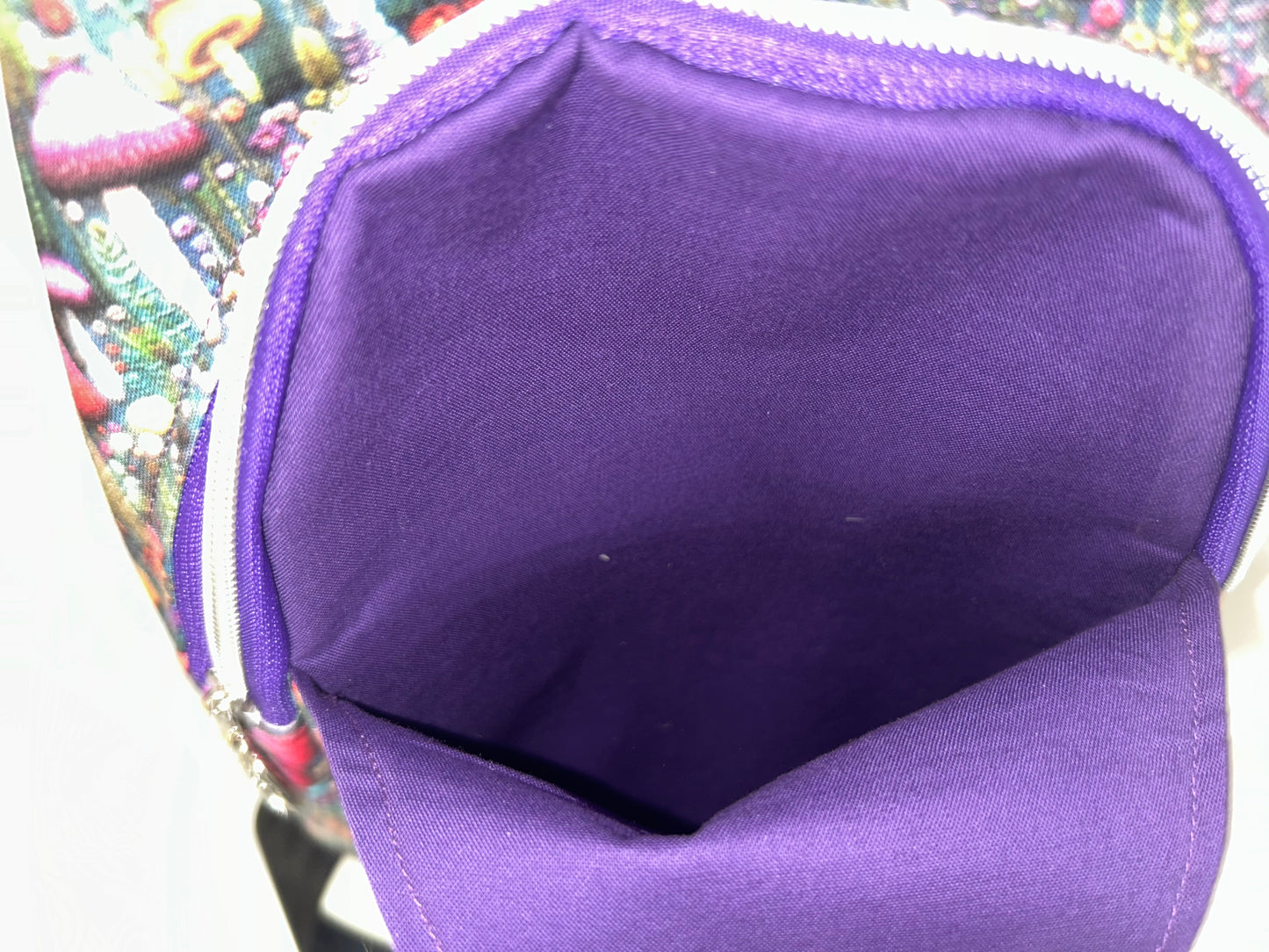 Mushroom Fields Retro Sling Bag