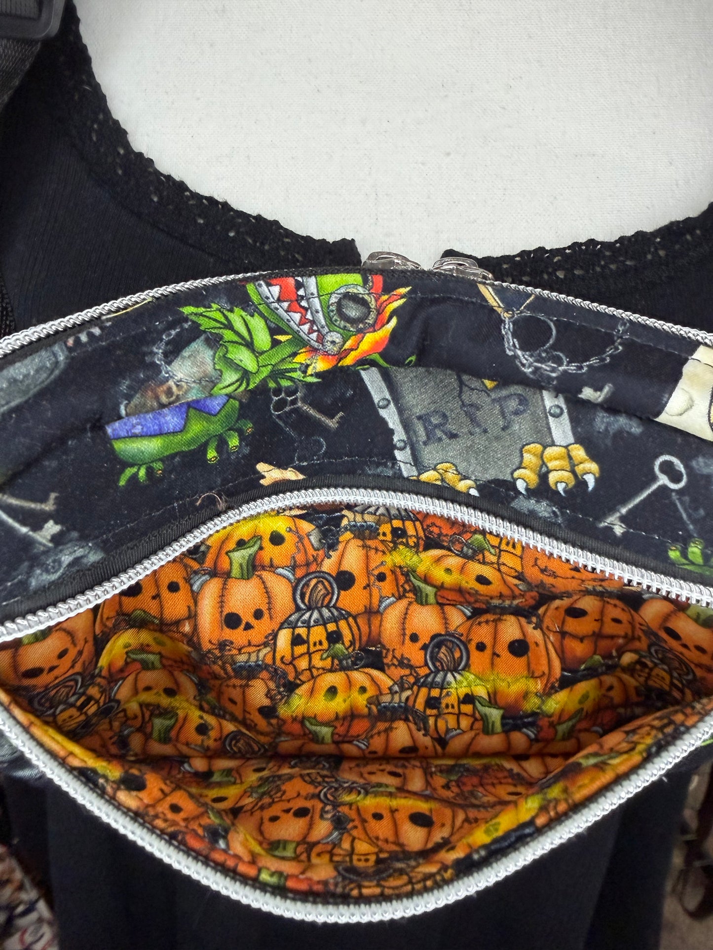 Steampunk Ghouls Small Louie Sling to Waist Bag