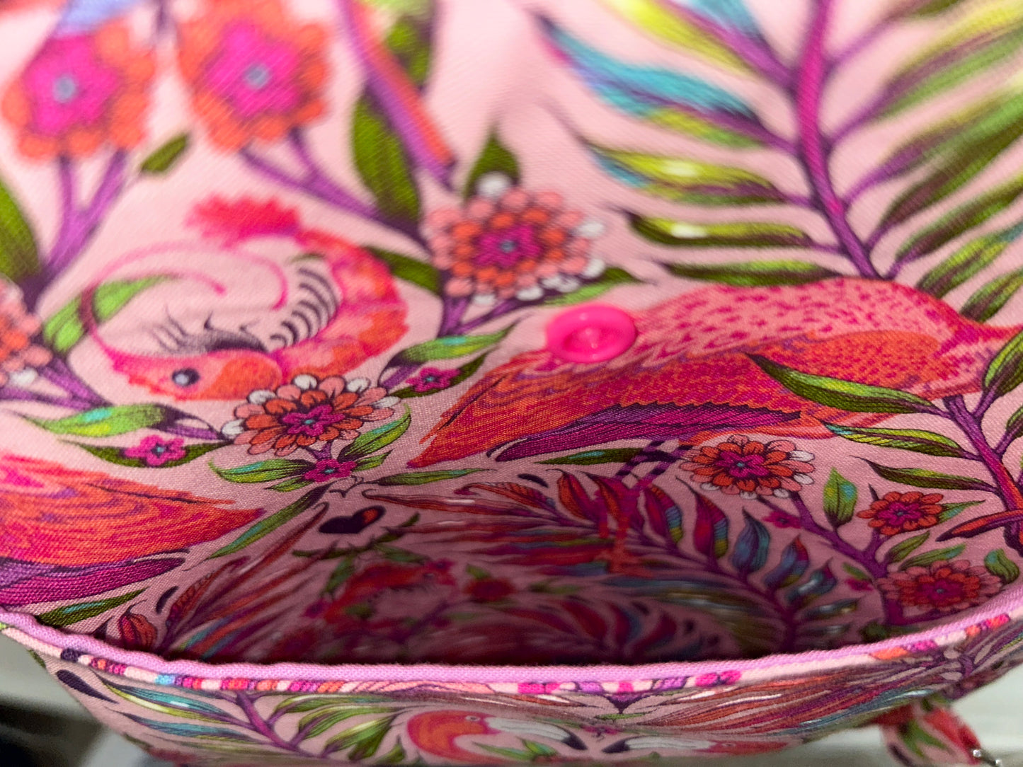 Flamingo Mingle Convertible Pebble Bag