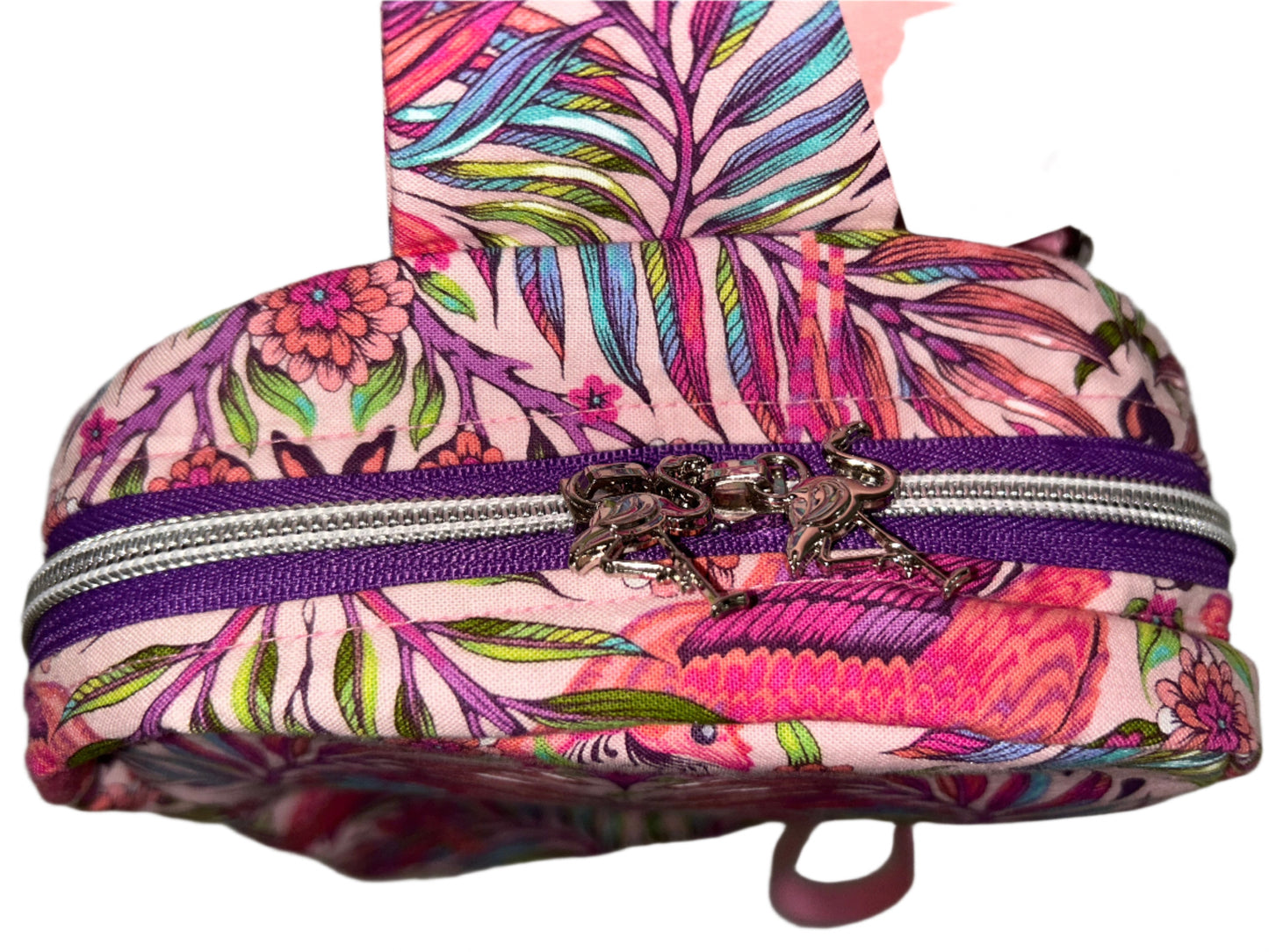 Flamingo Mingle Convertible Pebble Bag