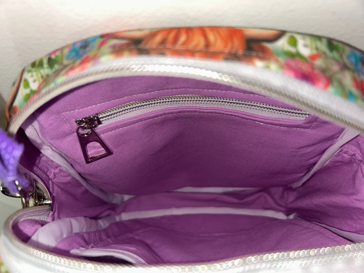 4 in 1 Highland Cow Convertible Pebble Bag