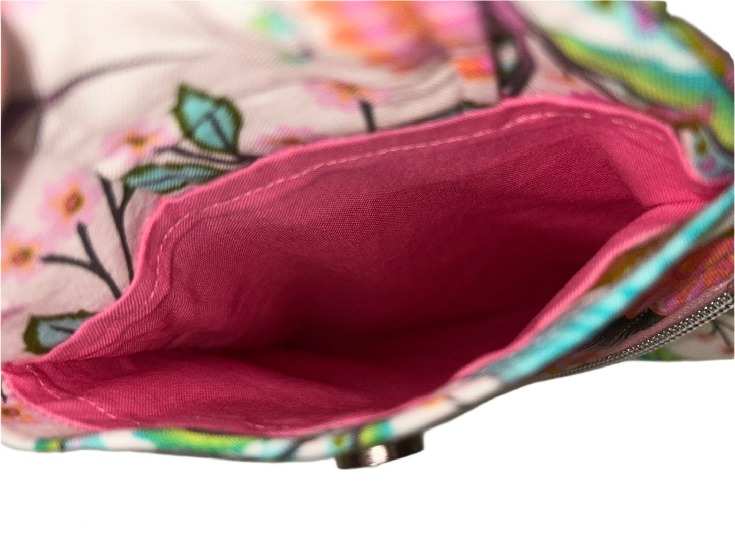 Floral Pterodactyl Convertible Traveler Bag