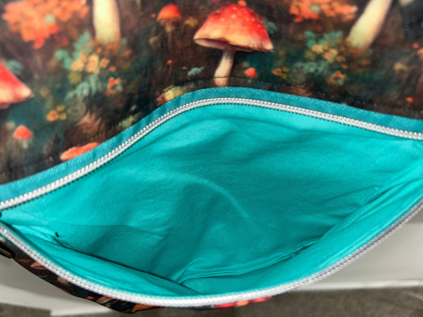 Mushroom Fields Convertible Traveler Bag