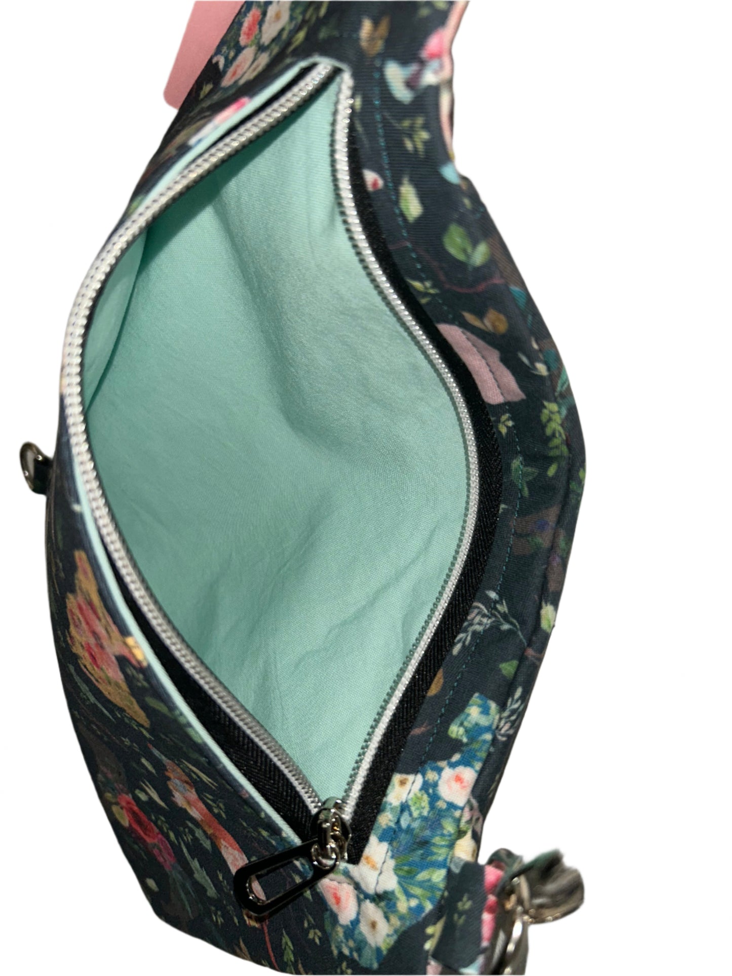 Floral Pups Convertible Traveler Bag