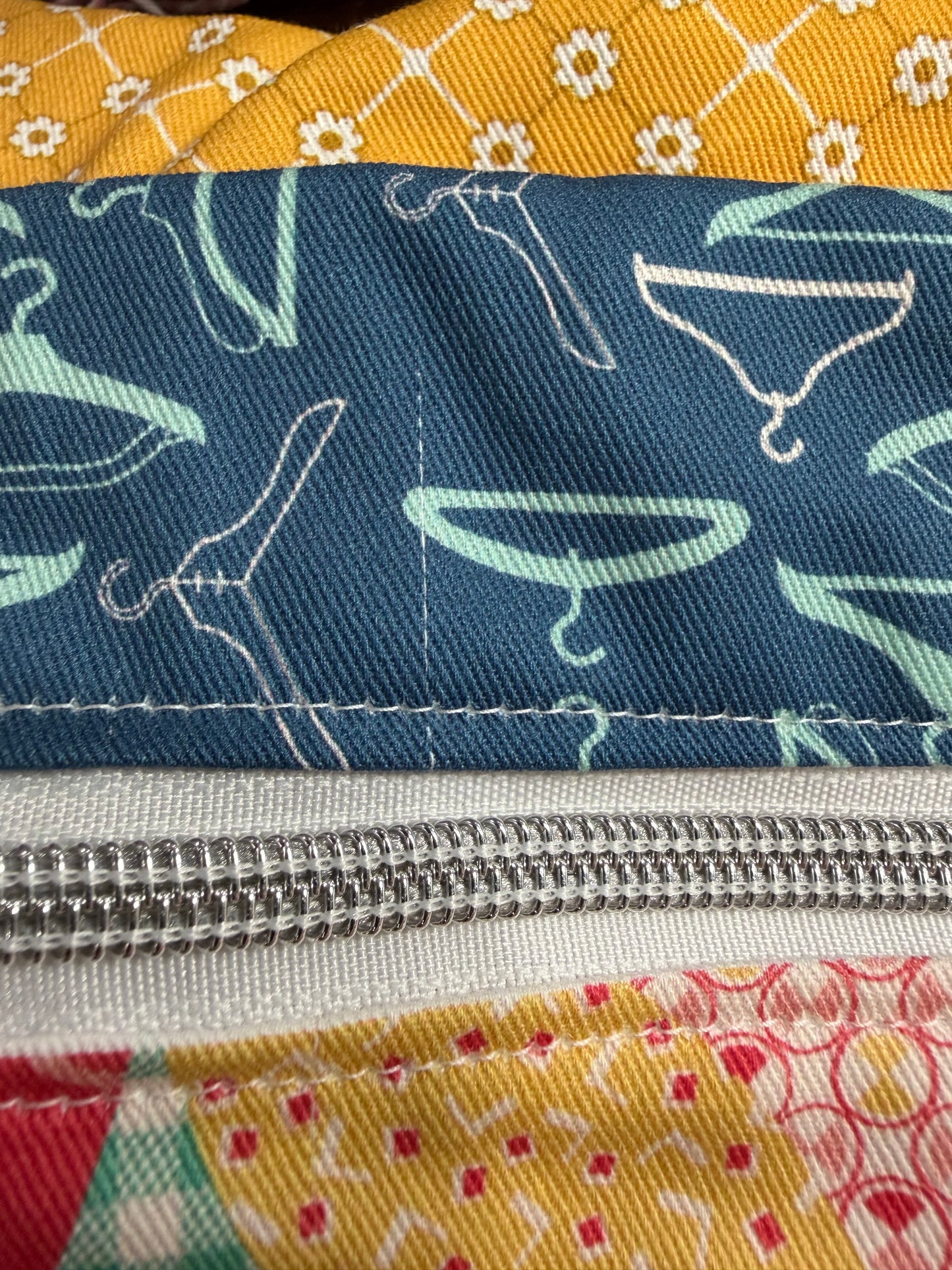 Large Lori Holt Sewing Machine Project Bag Slight Fabric Defect