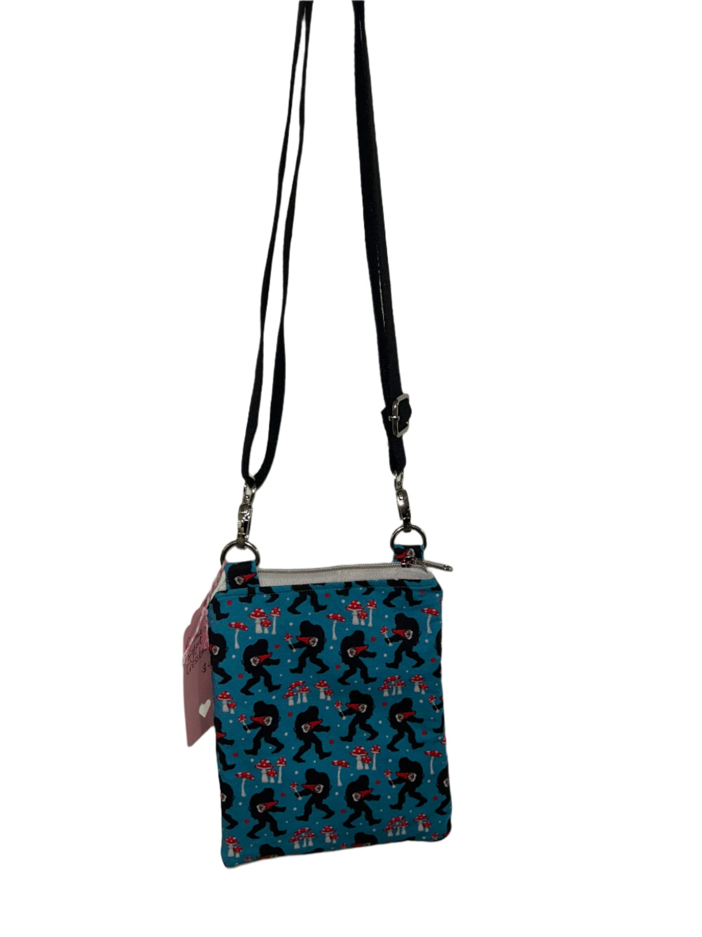 Bigfoot Mushroom Gnome Crossbody Bag