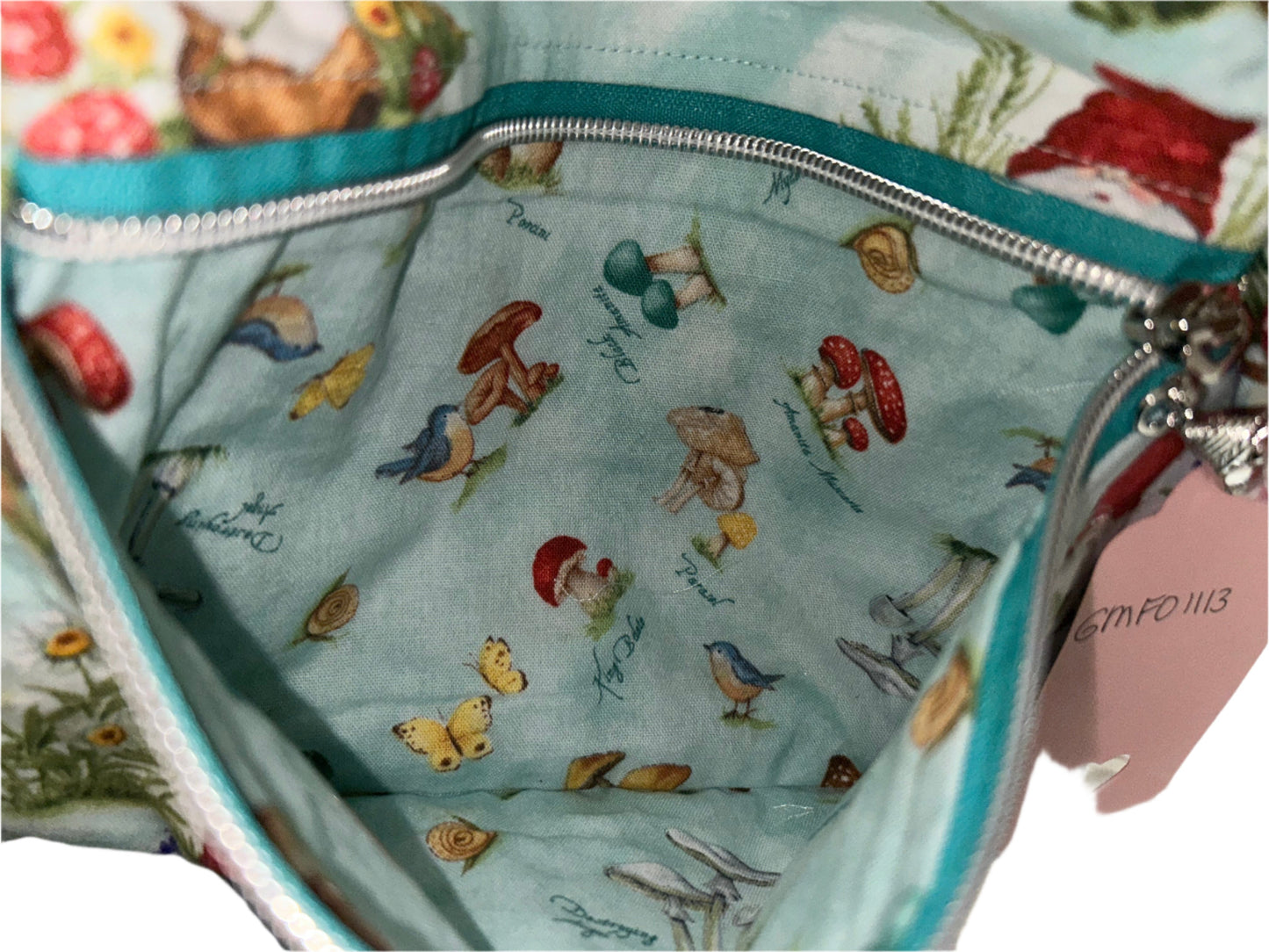 Gnomes and Mushrooms Fold Over Crossbody Bag