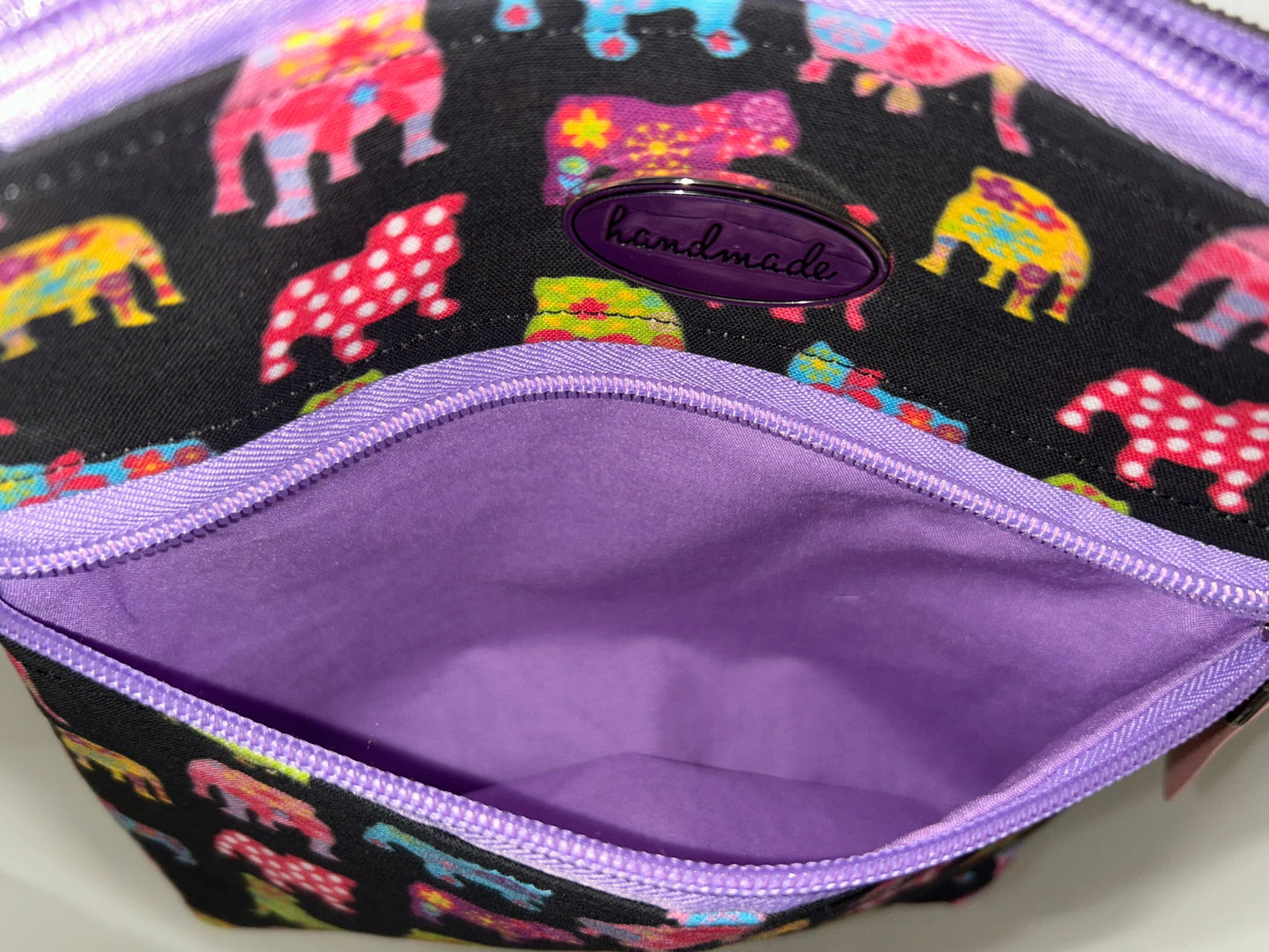 Floral Bulldog Crossbody Bag