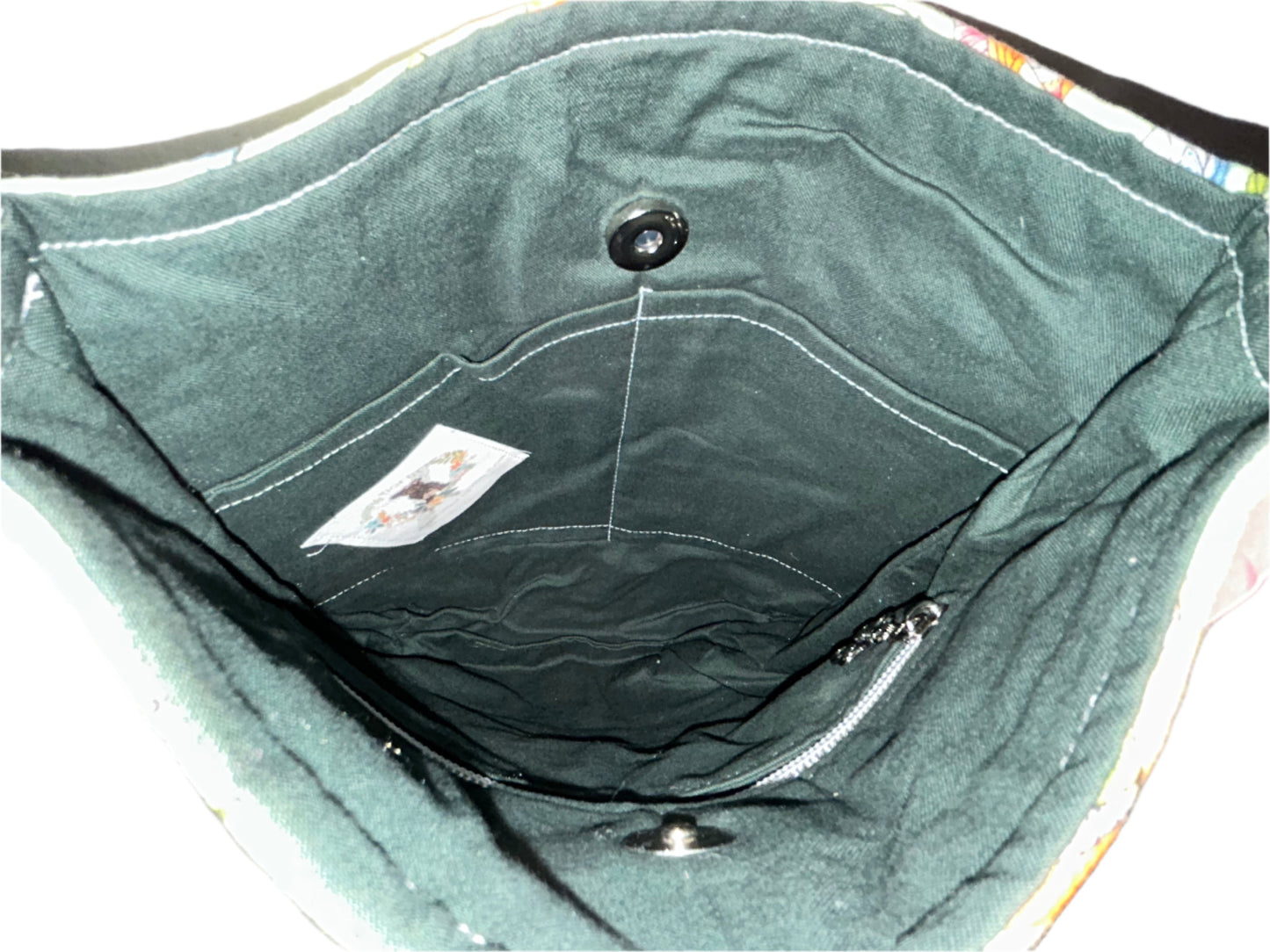 Tossed Owls Crossbody Bag