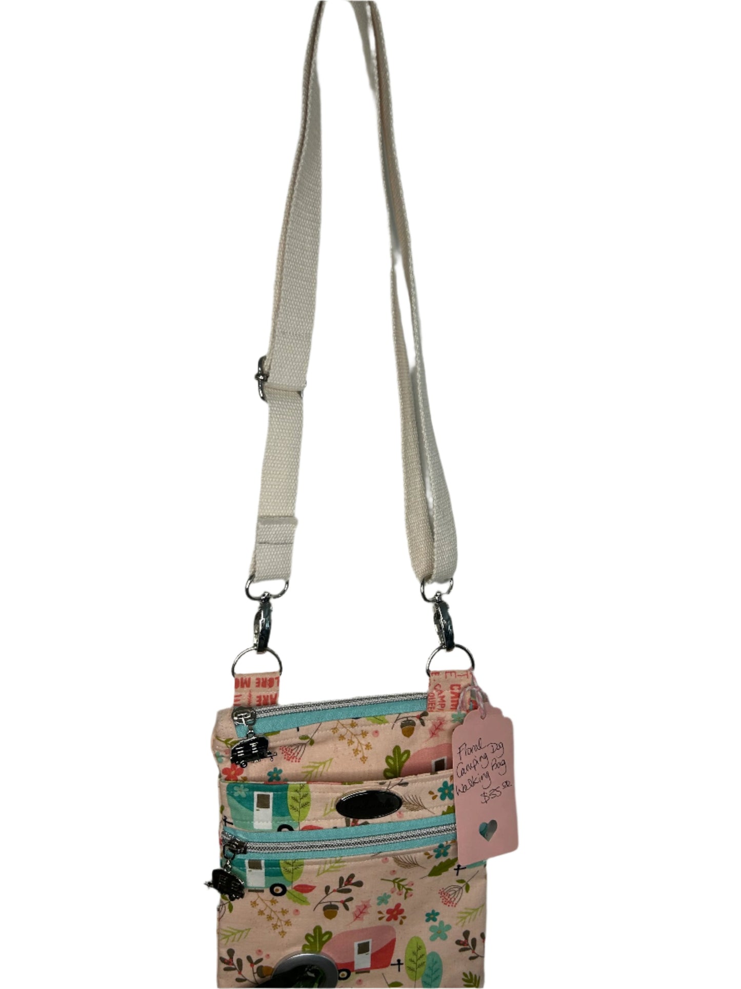 Floral Camping Dog Walking Bag