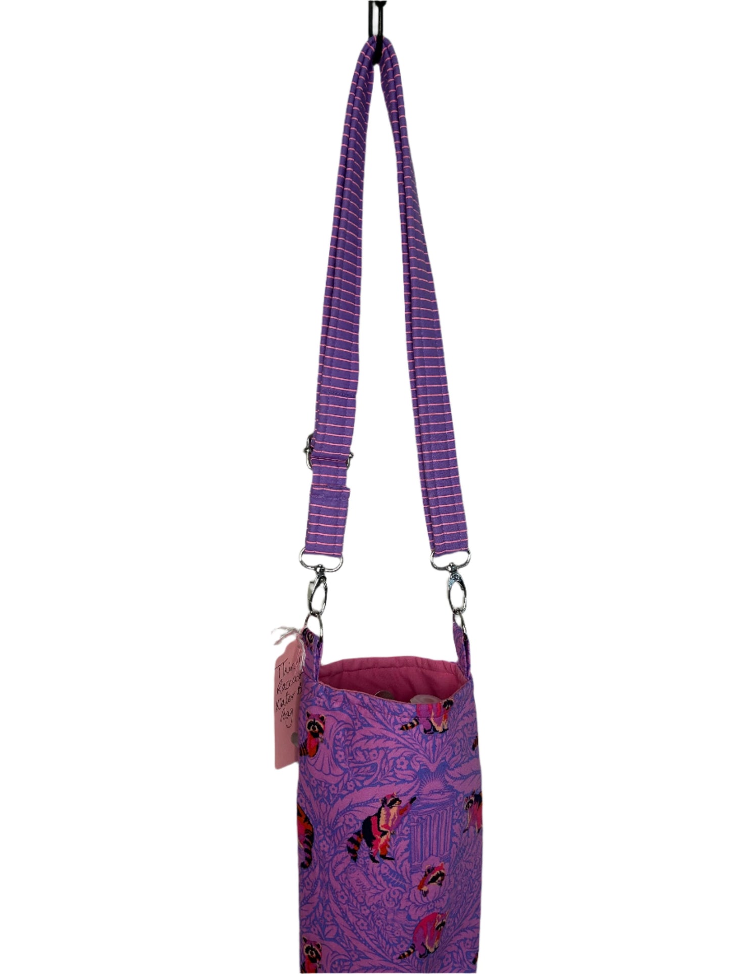 Sneaky Raccoon Water Bottle Bag